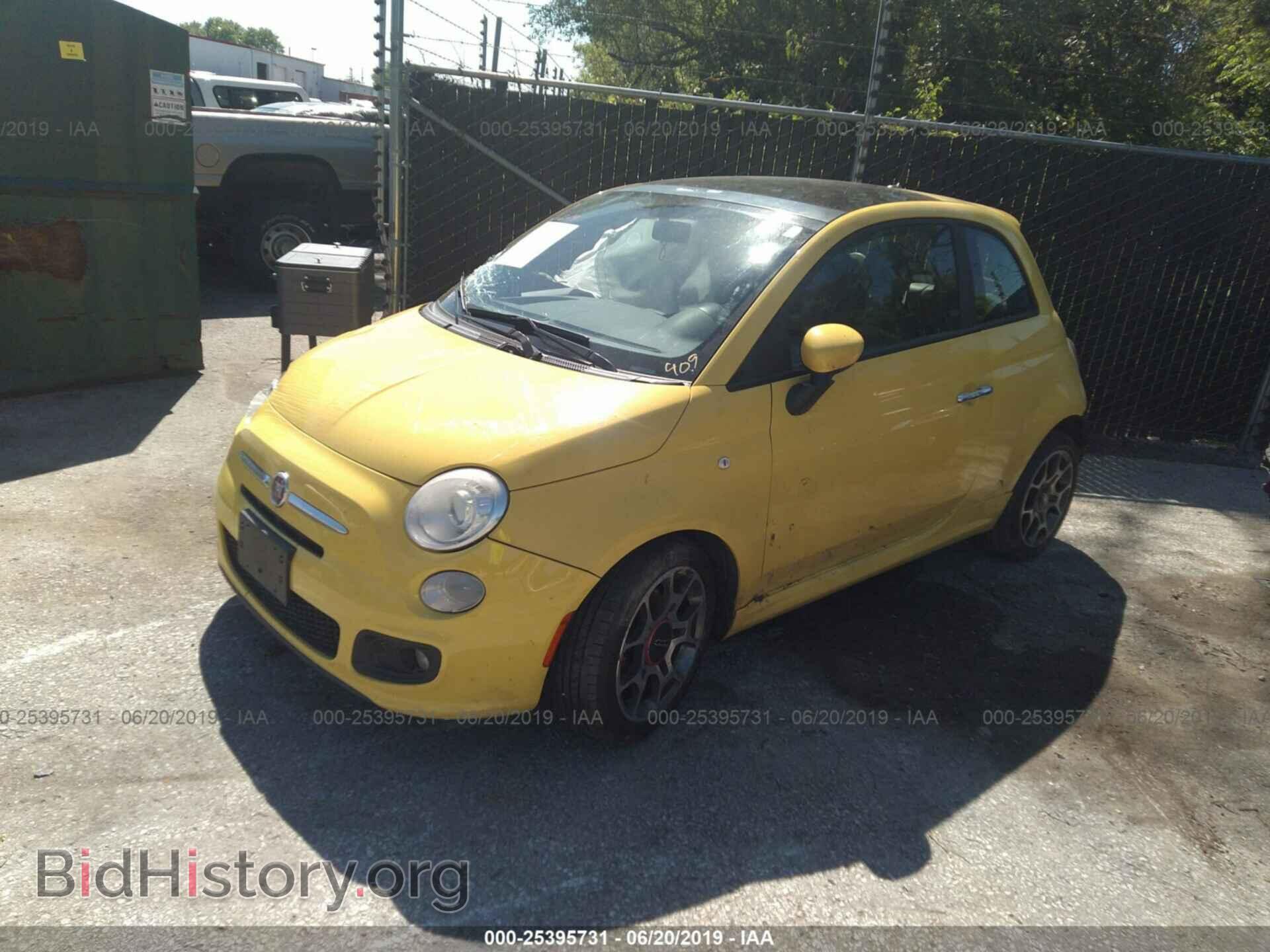 2012 FIAT 500 - VIN: 3C3CFFBR6CT111853 - Фото 2