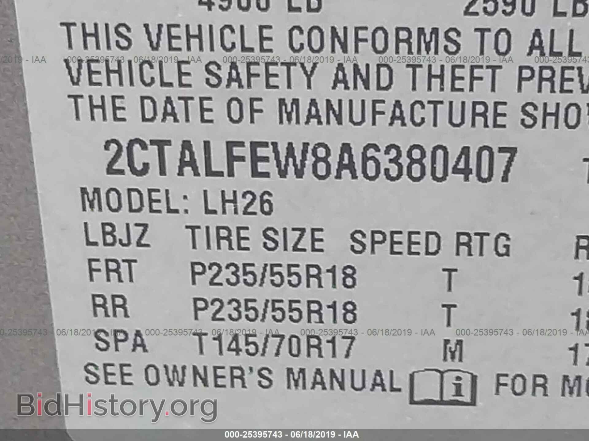 2010 GMC TERRAIN - VIN: 2CTALFEW8A6380407 - Photo 9