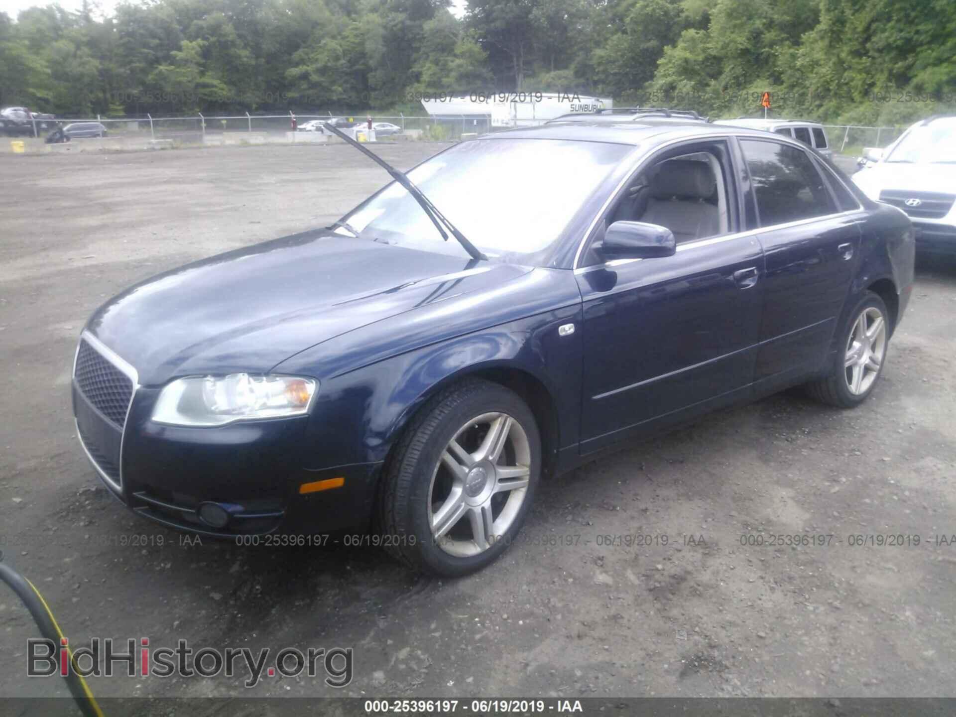 2007 AUDI A4 - VIN: WAUDF78E67A219605 - Фото 2