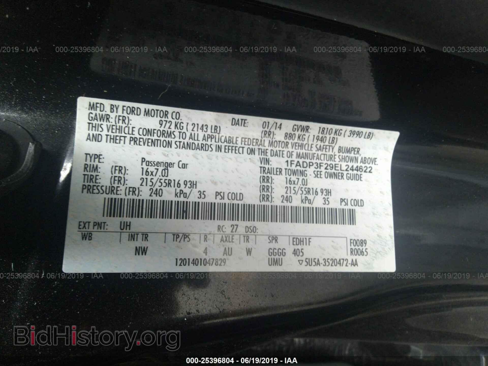 2014 FORD FOCUS - VIN: 1FADP3F29EL244622 - Photo 9