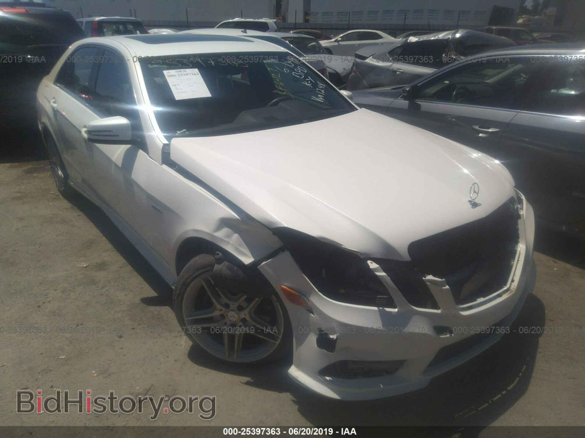 Photo WDDHF5KB2CA601248 - MERCEDES-BENZ E 2012
