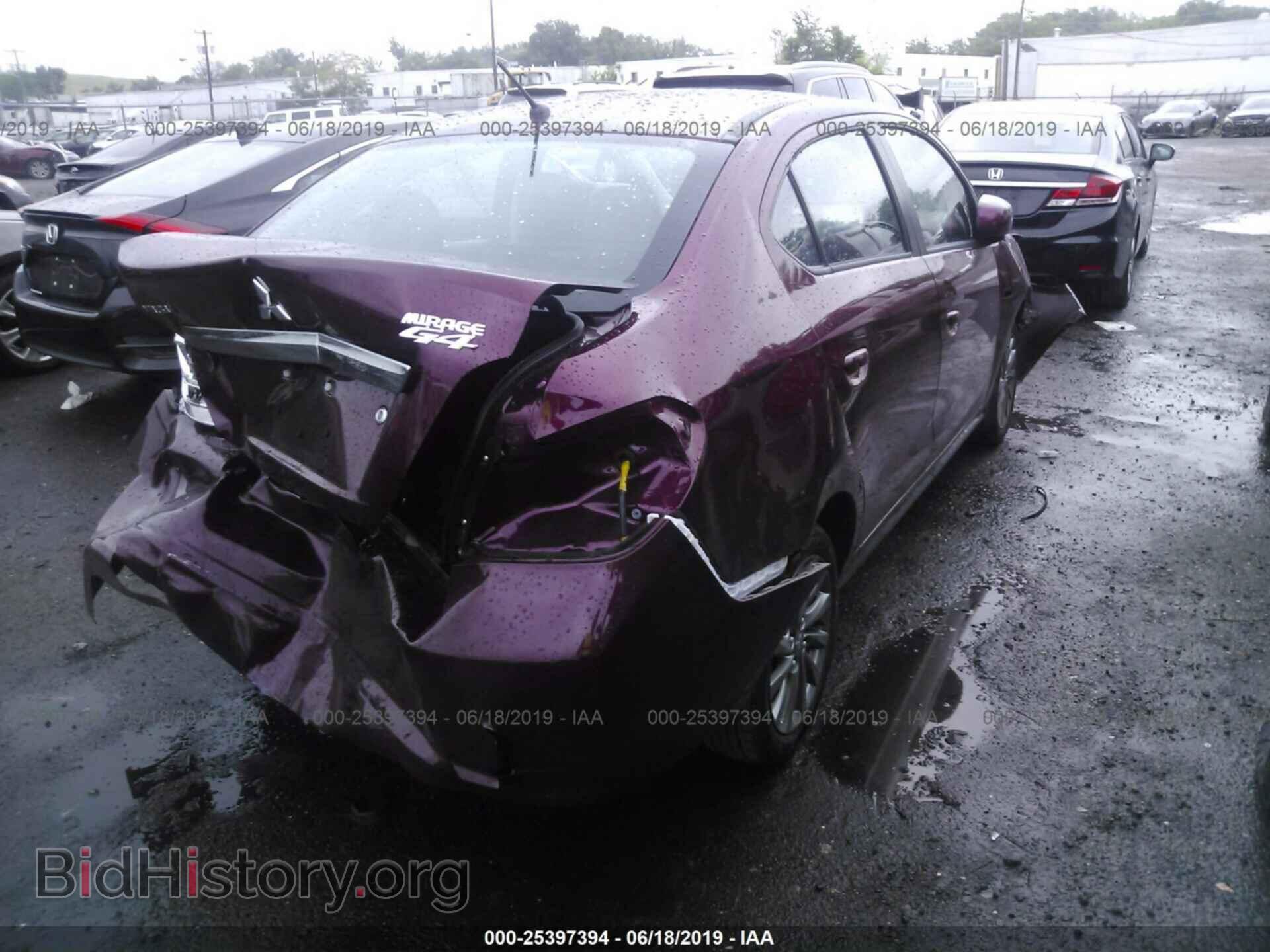 2019 MITSUBISHI MIRAGE - VIN: ML32F3FJ0KHF09492 - Фото 4