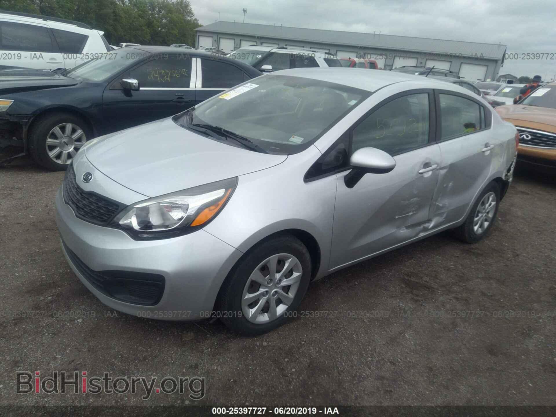 2013 KIA RIO - VIN: KNADM4A31D6106768 - Фото 2
