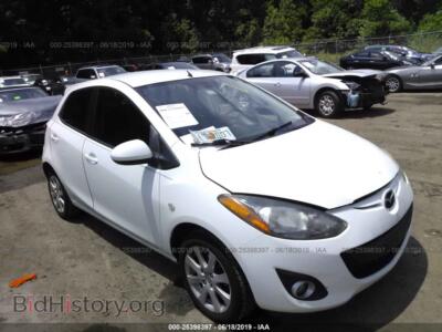2012 Mazda MAZDA2, белый — VIN JM1DE1LY7C0151917, IAAI