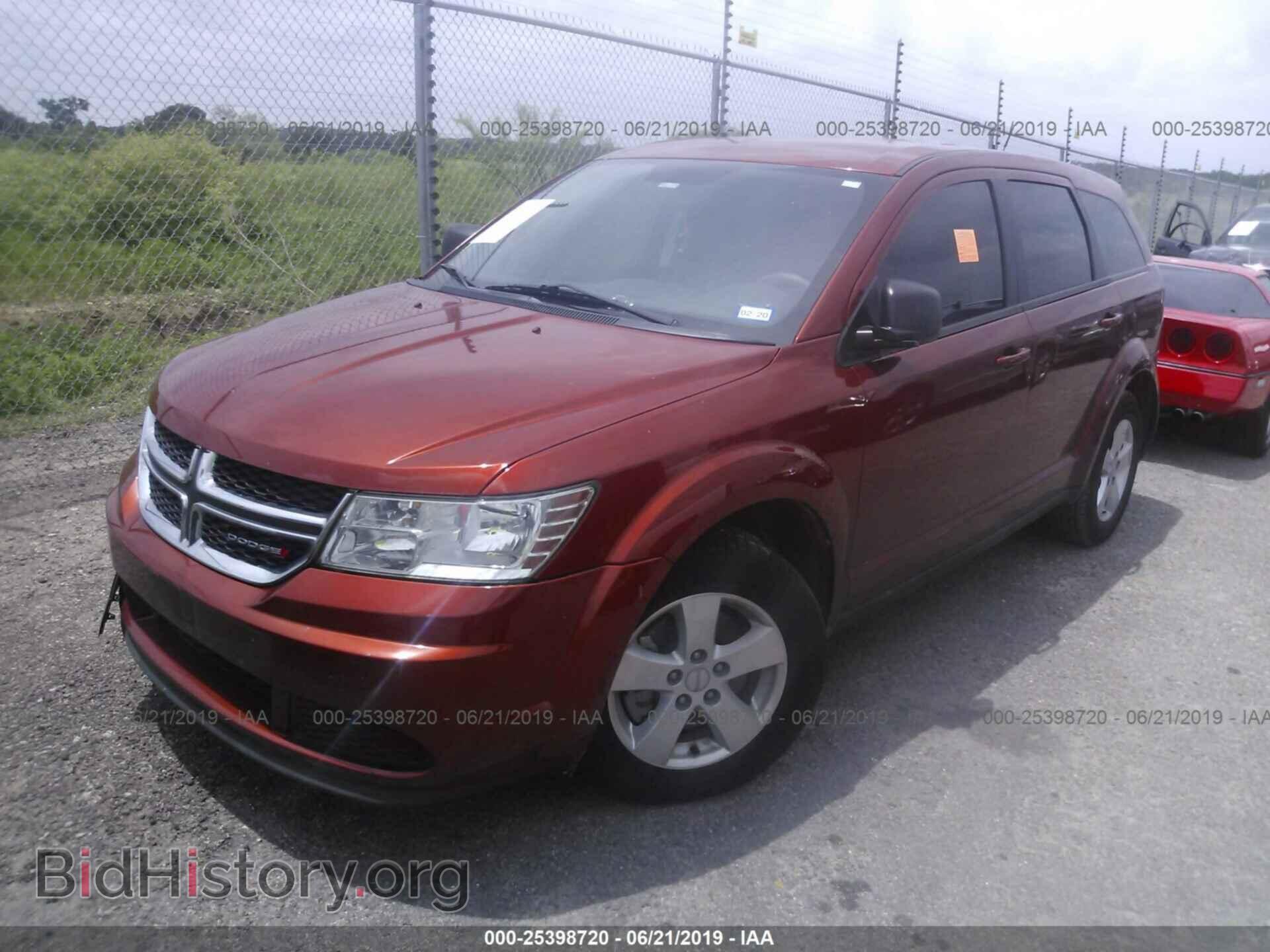 2013 DODGE JOURNEY - VIN: 3C4PDCAB4DT558608 - Фото 2