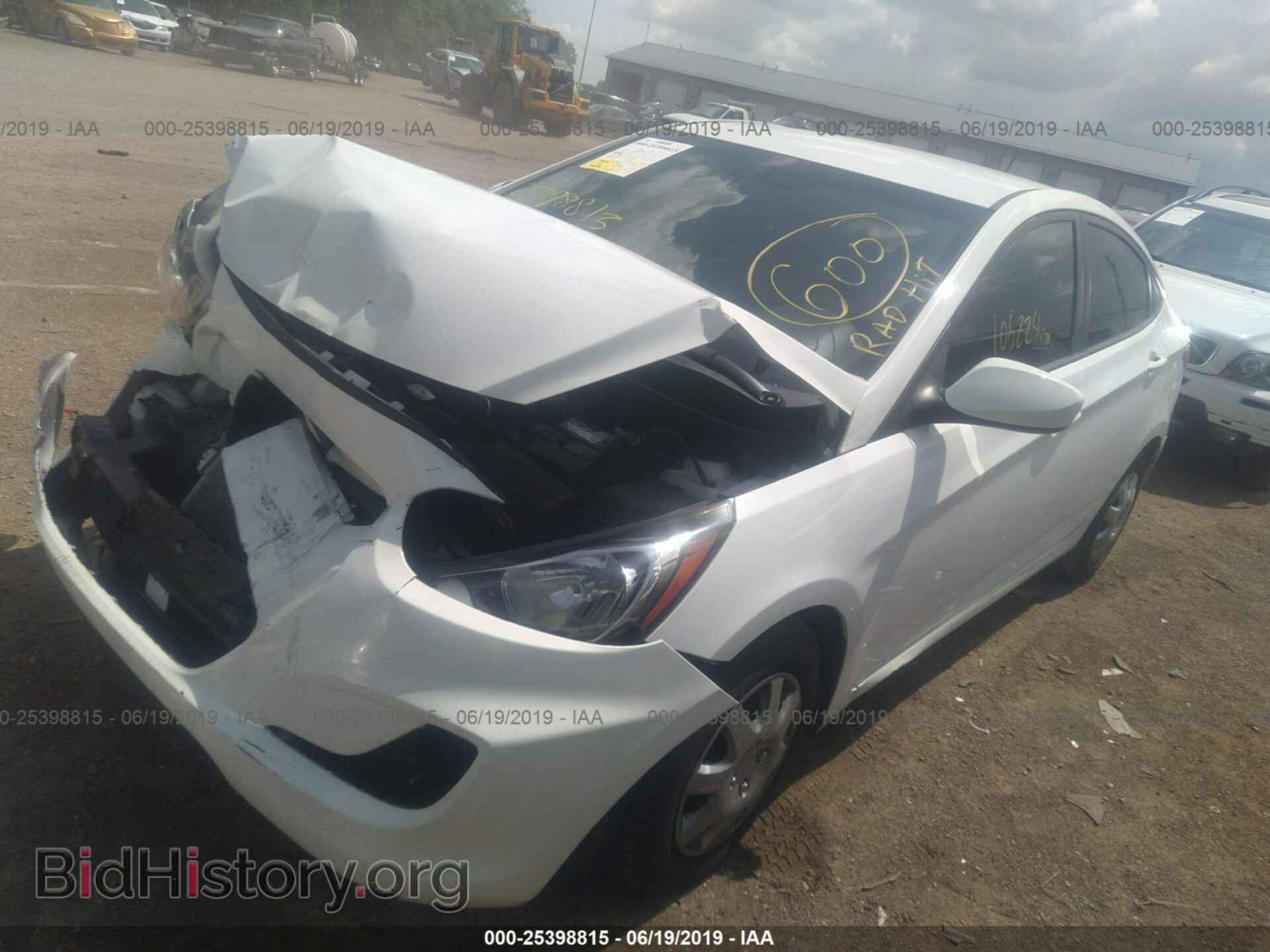 2014 HYUNDAI ACCENT - VIN: KMHCT4AE2EU665452 - Фото 2