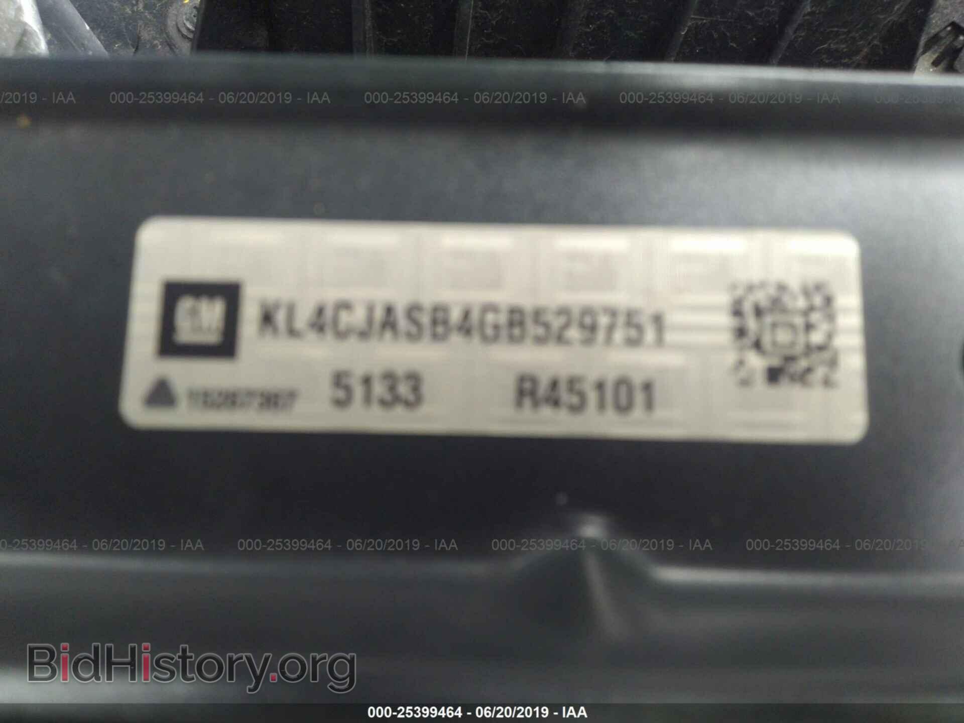 2016 BUICK ENCORE - VIN: KL4CJASB4GB529751 - Фото 9