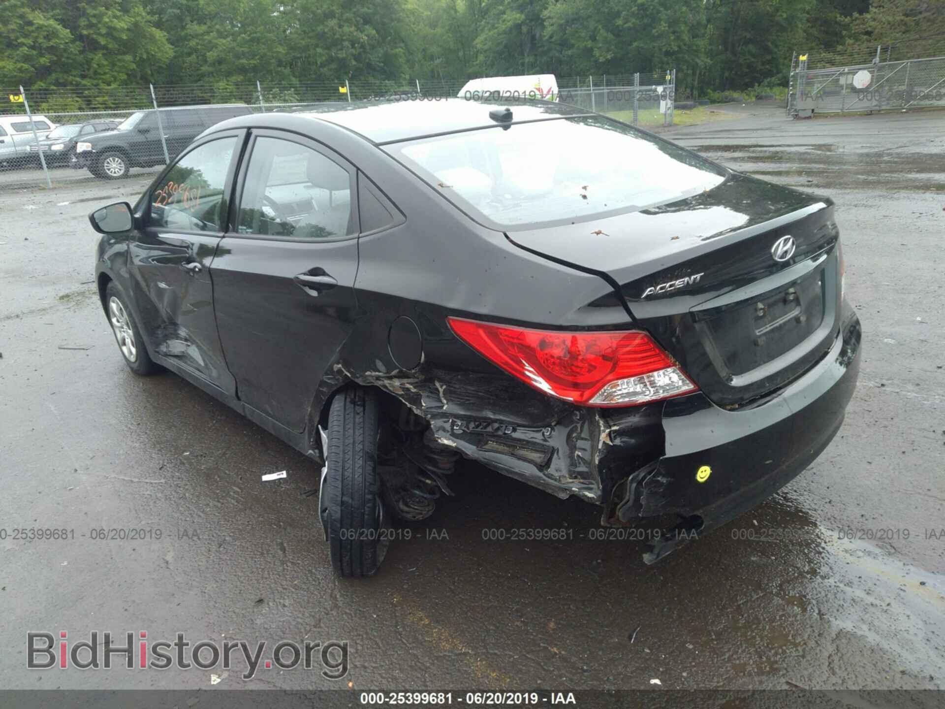 2014 HYUNDAI ACCENT - VIN: KMHCT4AE4EU728616 - Фото 3