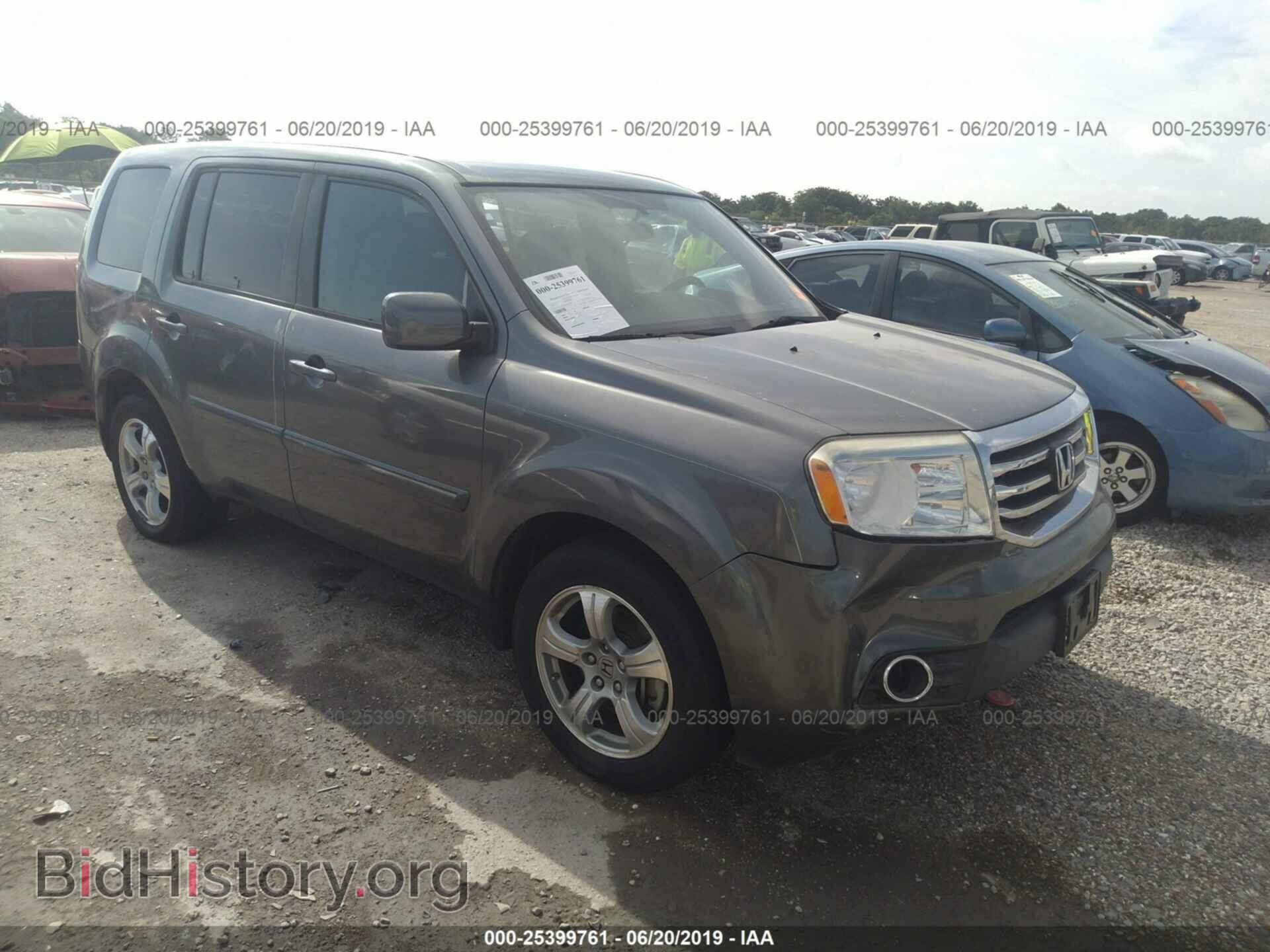 Фотография 5FNYF3H46DB036650 - HONDA PILOT 2013