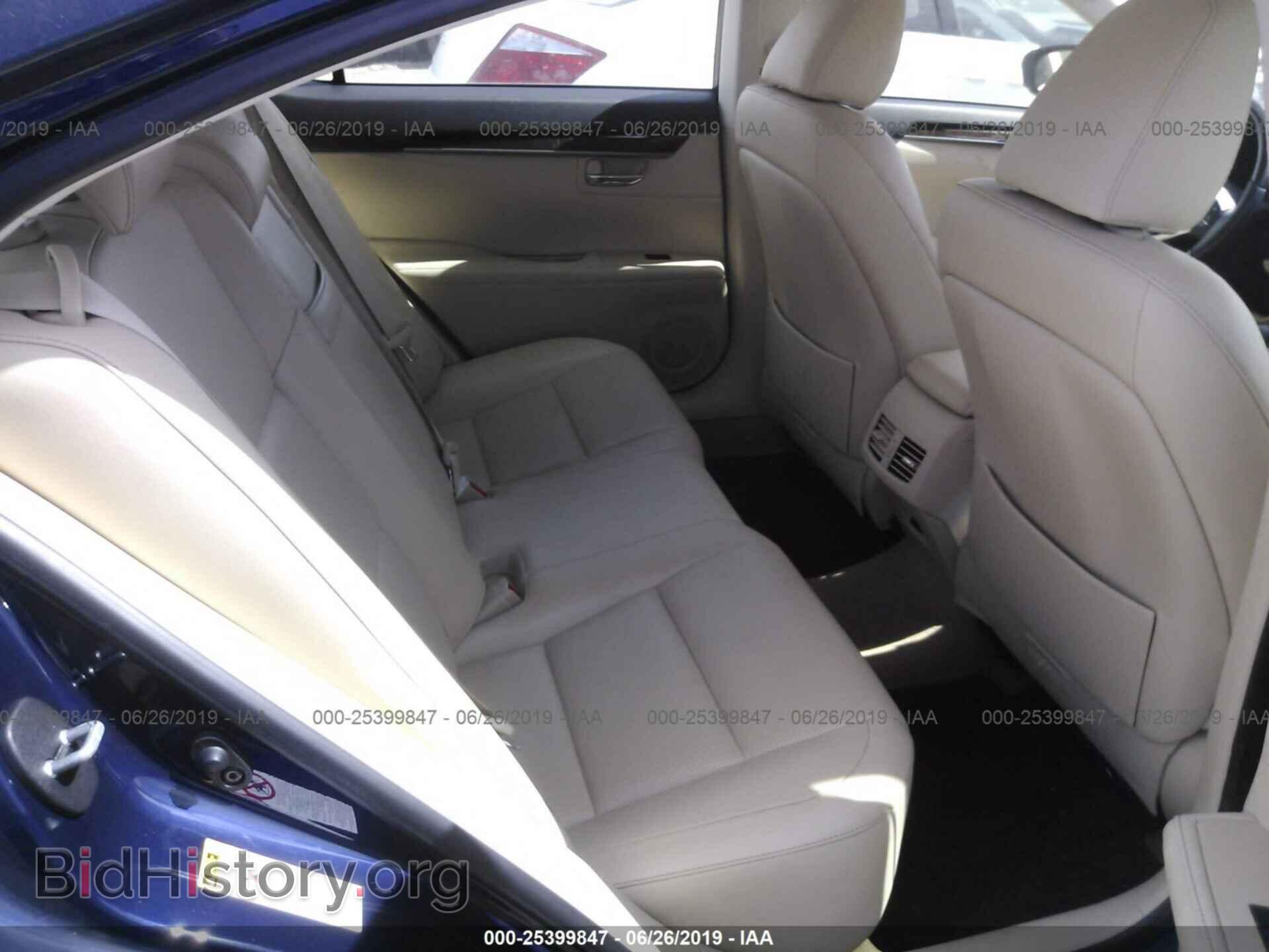 2013 LEXUS ES - VIN: JTHBK1GG3D2052243 - Фото 8