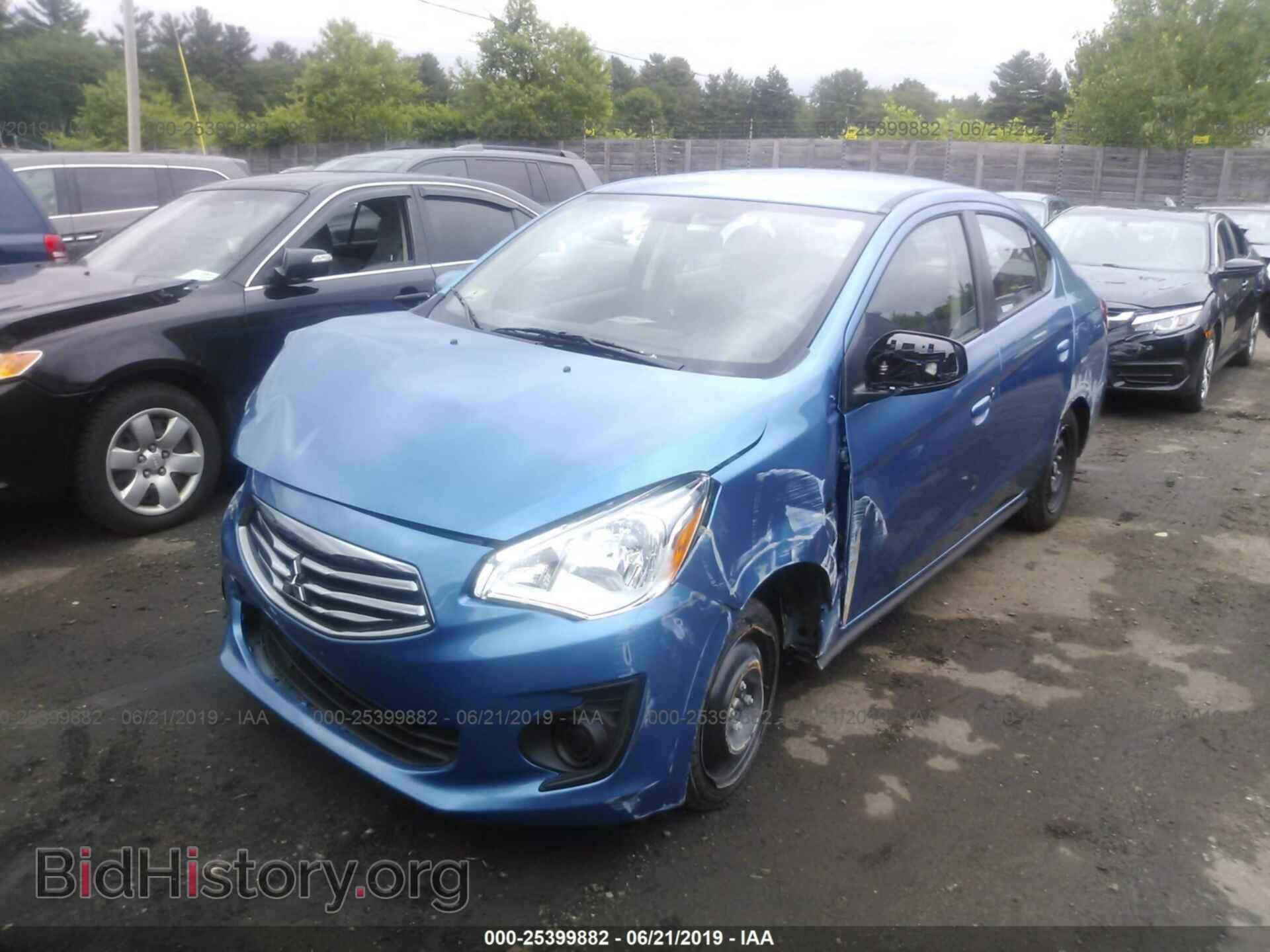 2019 MITSUBISHI MIRAGE - VIN: ML32F3FJ2KHF12135 - Фото 2