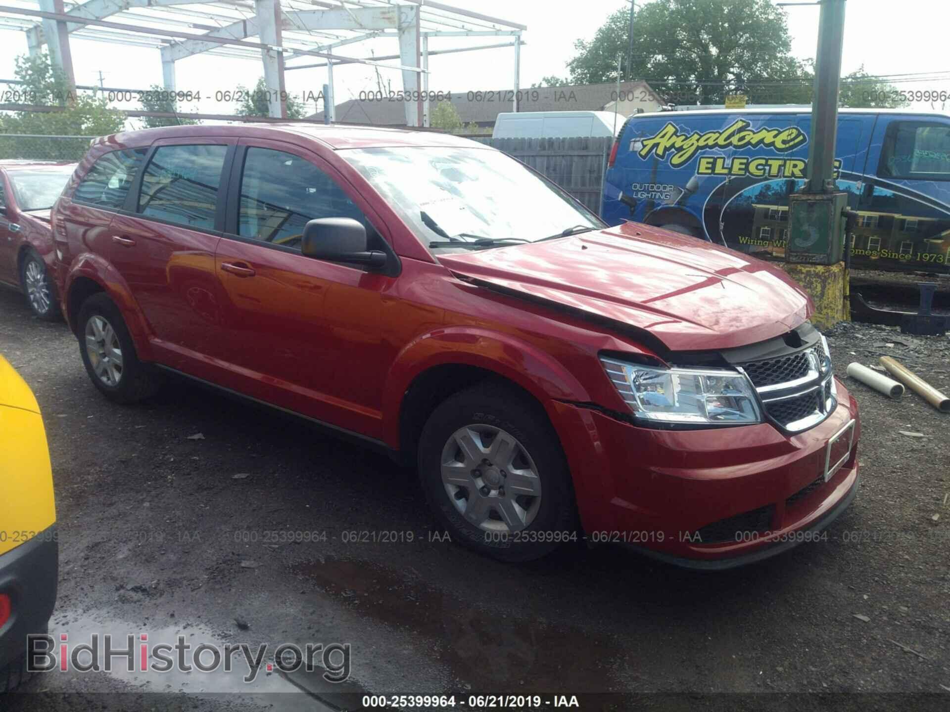 Photo 3C4PDCAB0CT389637 - DODGE JOURNEY 2012