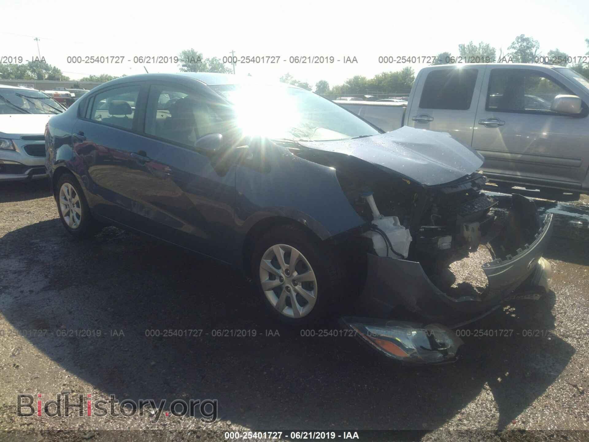 Фотография KNADM4A39G6689742 - KIA RIO 2016