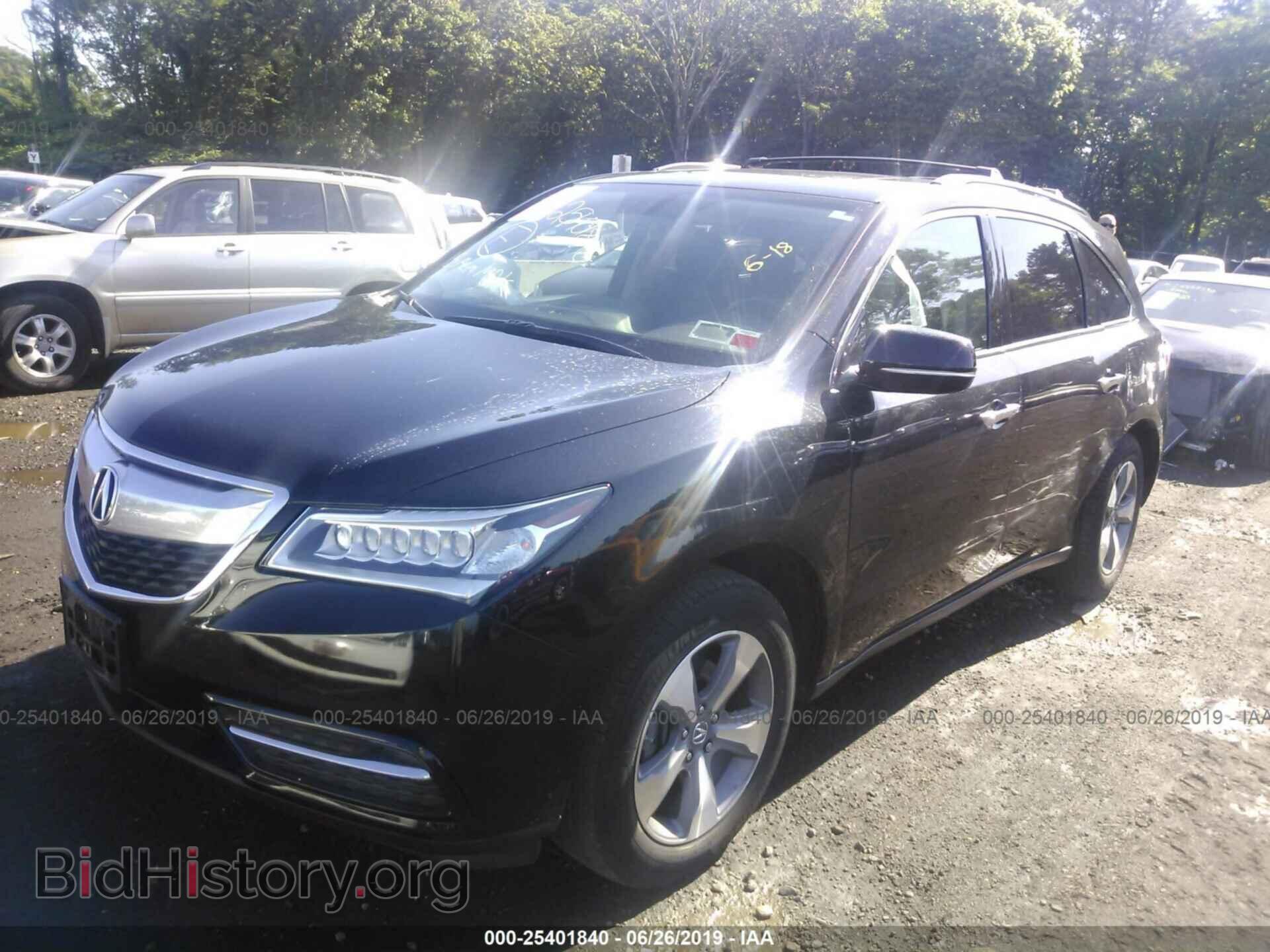 2015 ACURA MDX - VIN: 5FRYD4H24FB032172 - Фото 2