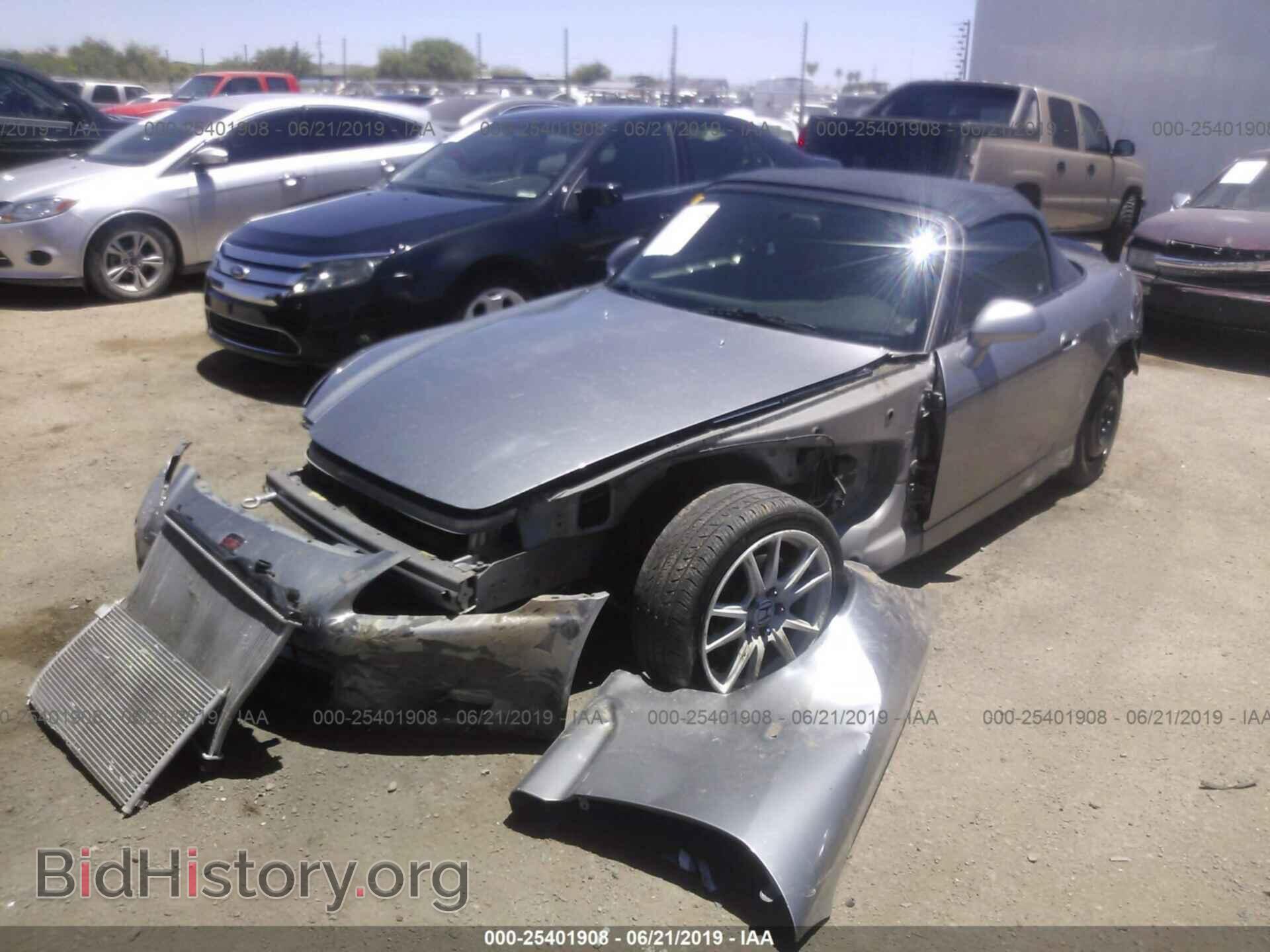 2001 HONDA S2000 - VIN: JHMAP11491T001590 - Фото 2