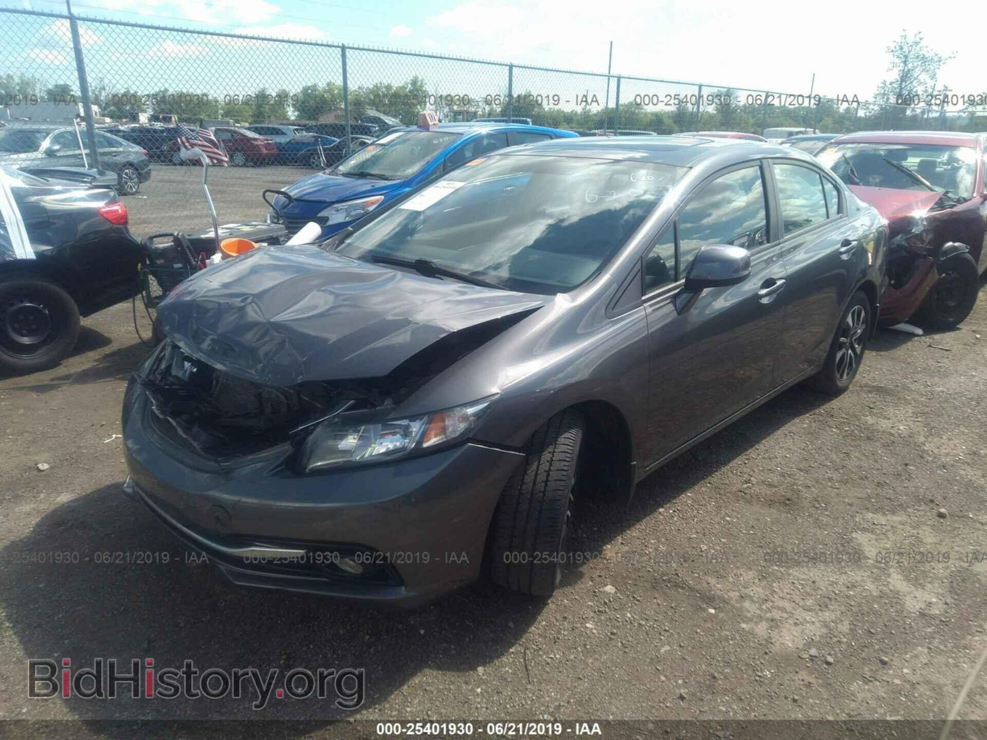 2013 HONDA CIVIC - VIN: 2HGFB2F96DH515738 - Фото 2