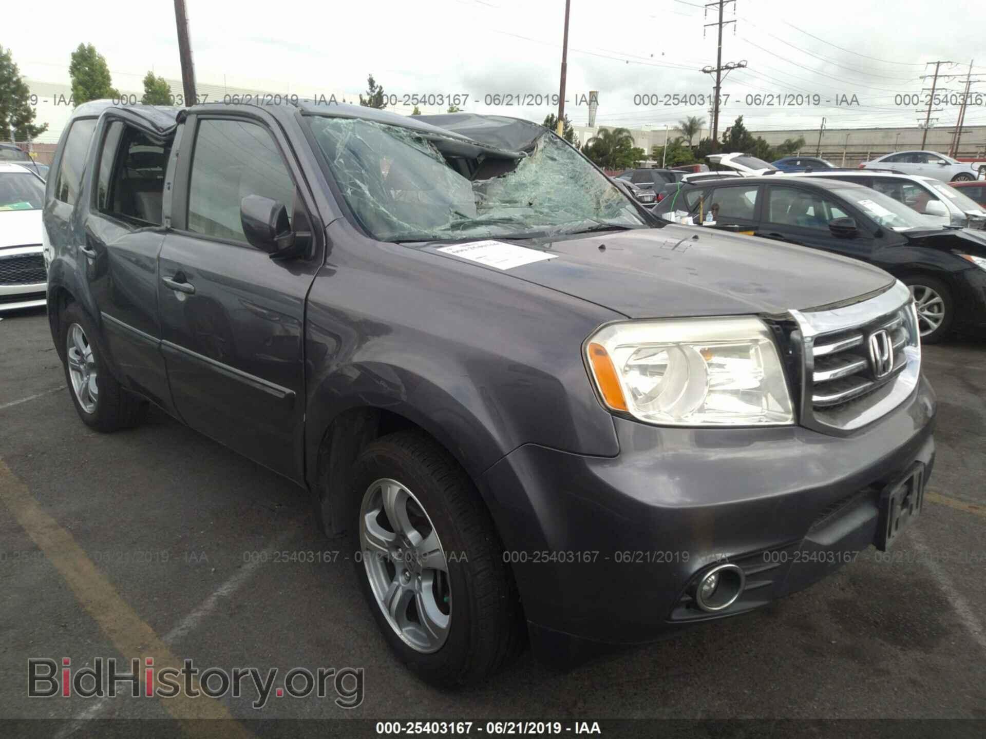 Photo 5FNYF3H46EB017095 - HONDA PILOT 2014