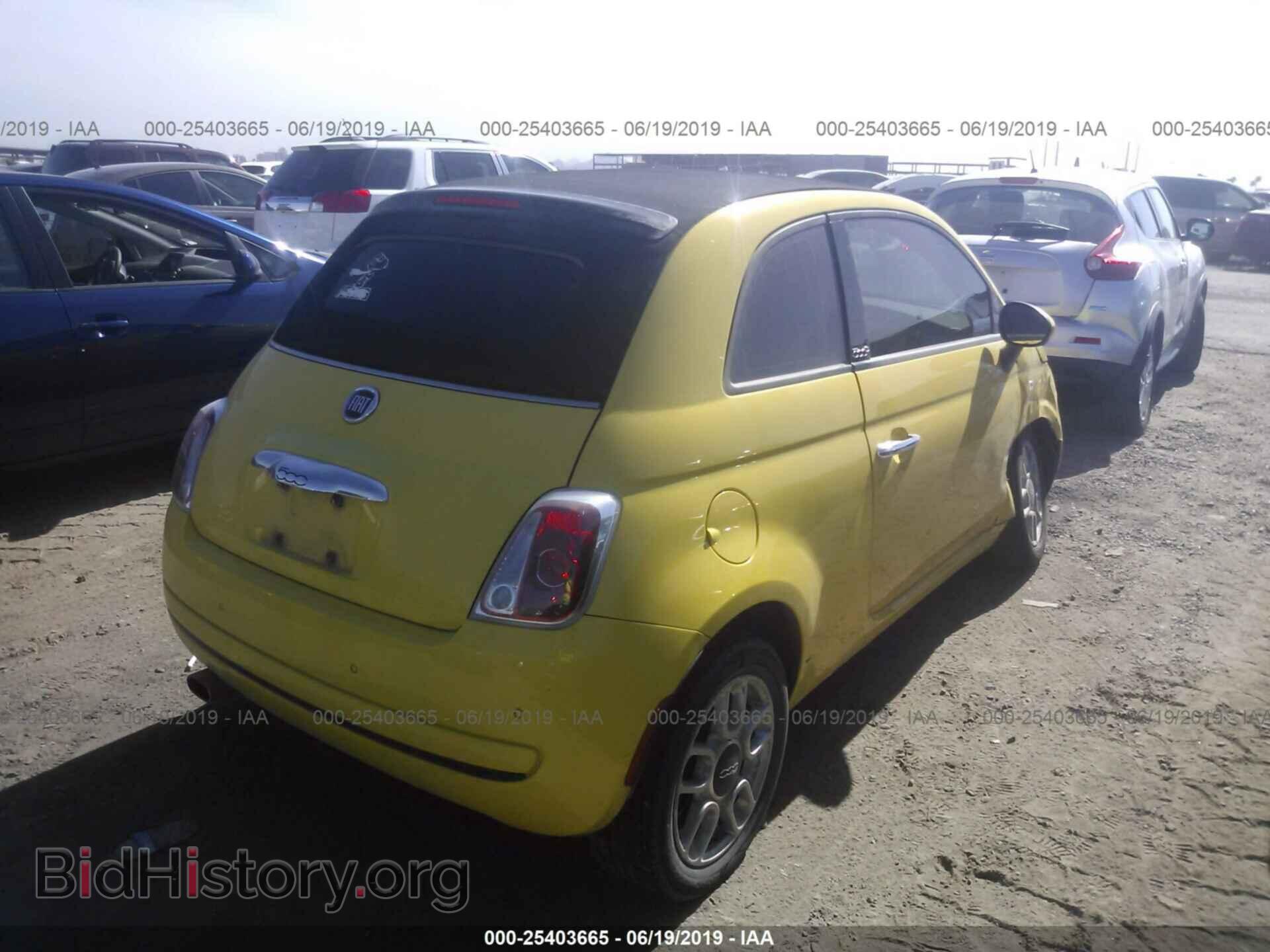 2012 FIAT 500 - VIN: 3C3CFFDR4CT120967 - Фото 4