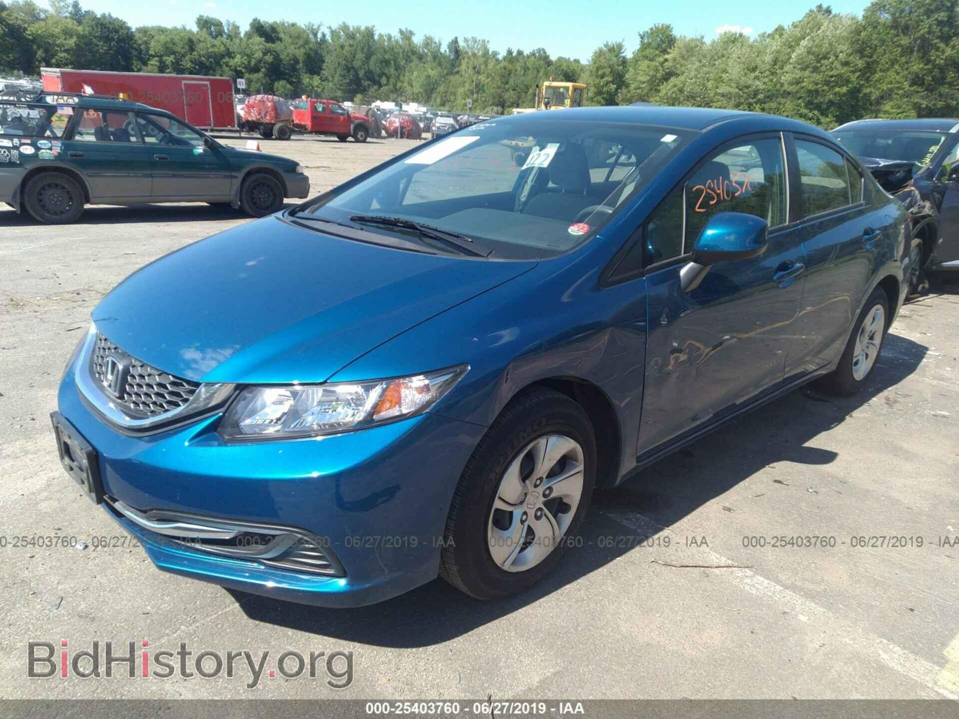 2013 HONDA CIVIC - VIN: 2HGFB2F53DH575005 - Фото 2