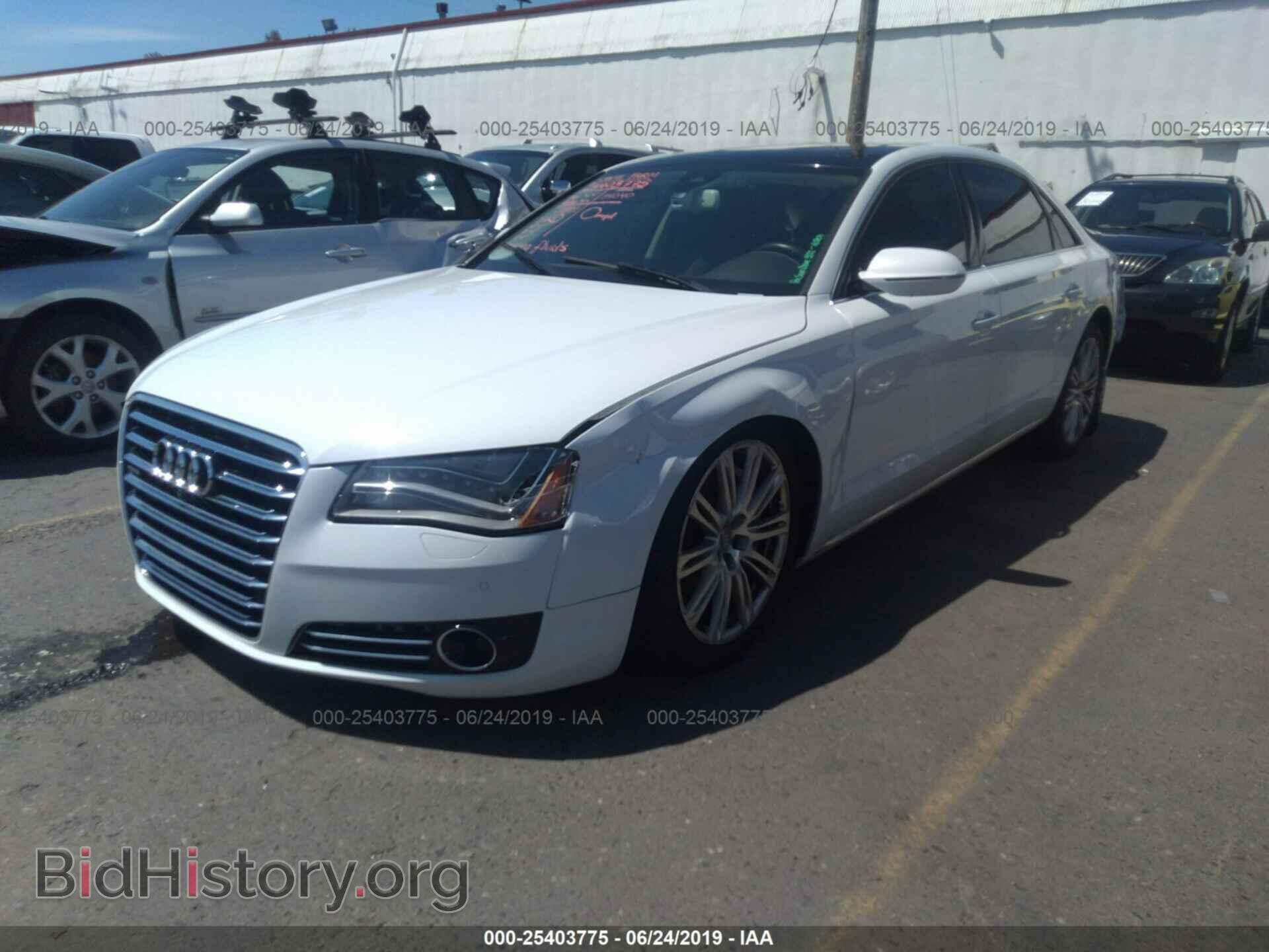 2013 AUDI A8 - VIN: WAUR2AFD4DN033963 - Photo 2