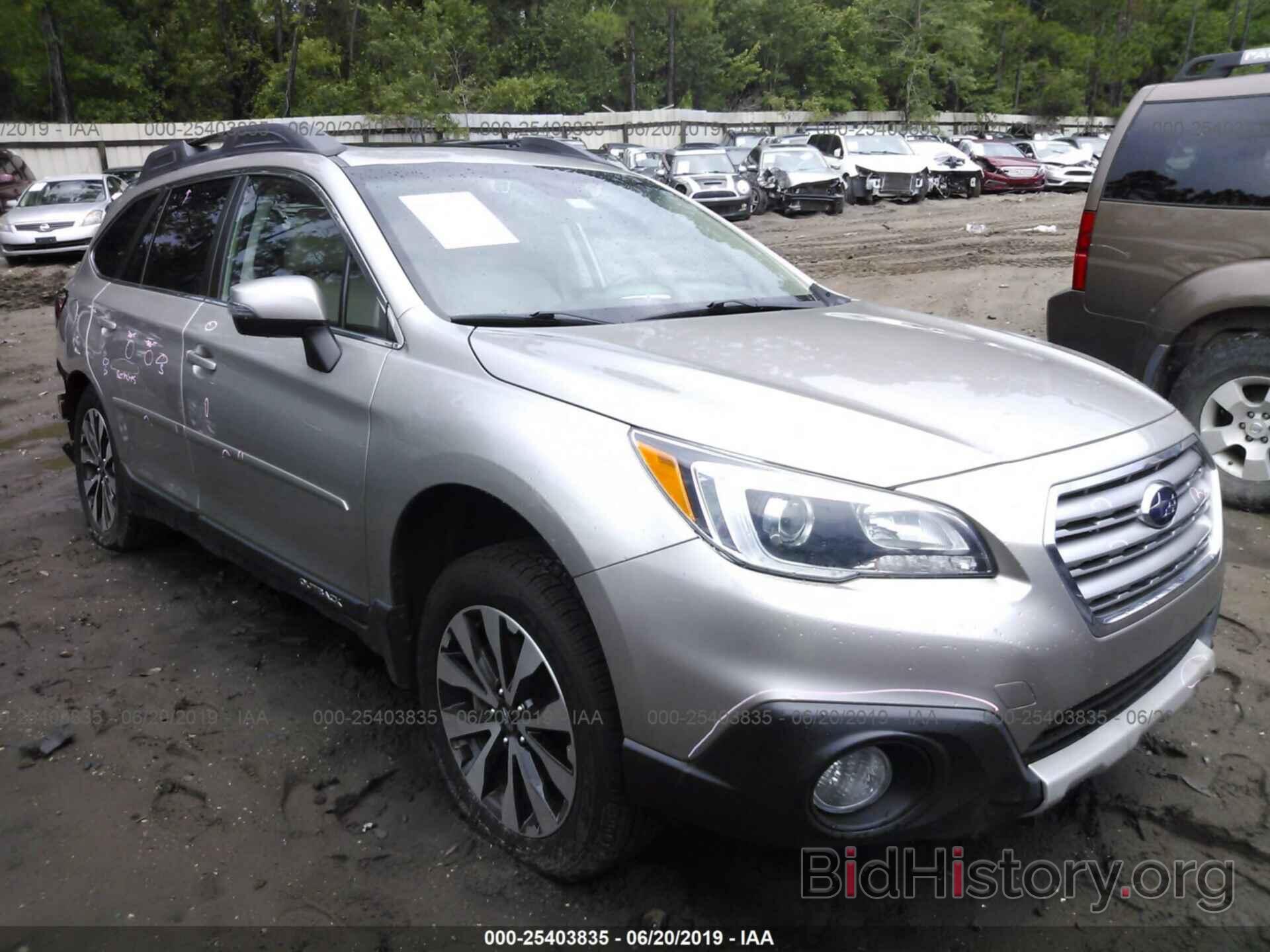 Фотография 4S4BSBNC5G3261680 - SUBARU OUTBACK 2016