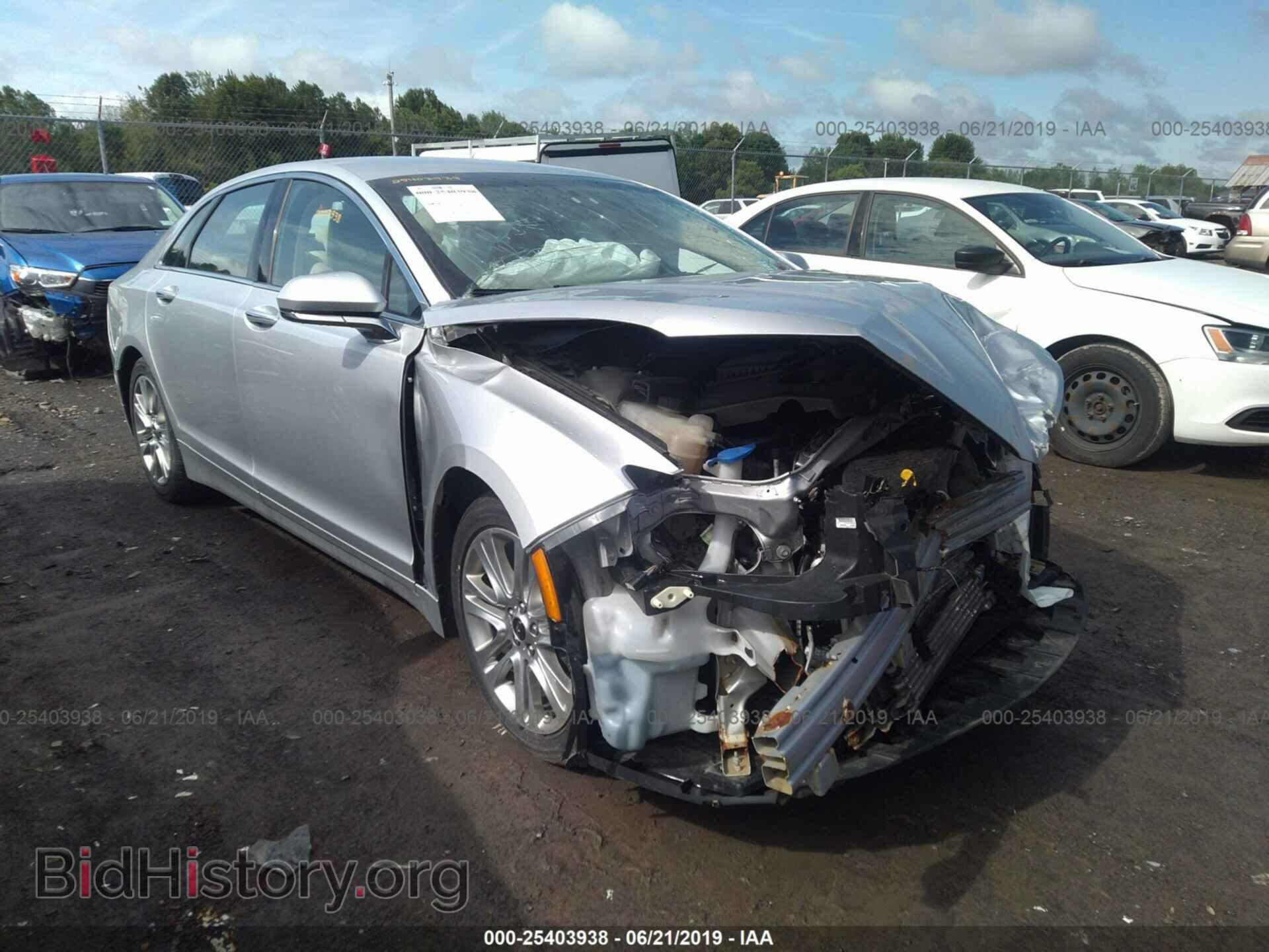 Фотография 3LN6L2LU3FR620695 - LINCOLN MKZ 2015