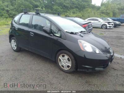 2013 Honda FIT, черный — VIN JHMGE8H35DC079410, IAAI