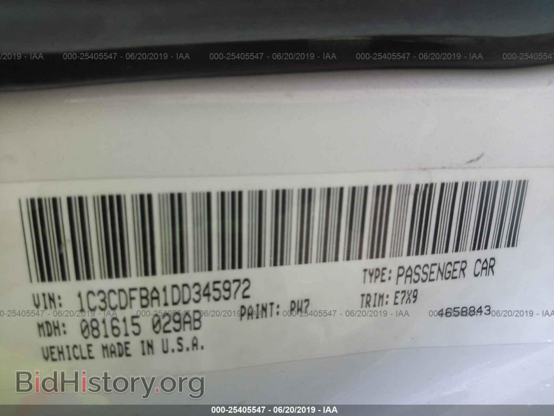 2013 DODGE DART - VIN: 1C3CDFBA1DD345972 - Фото 9