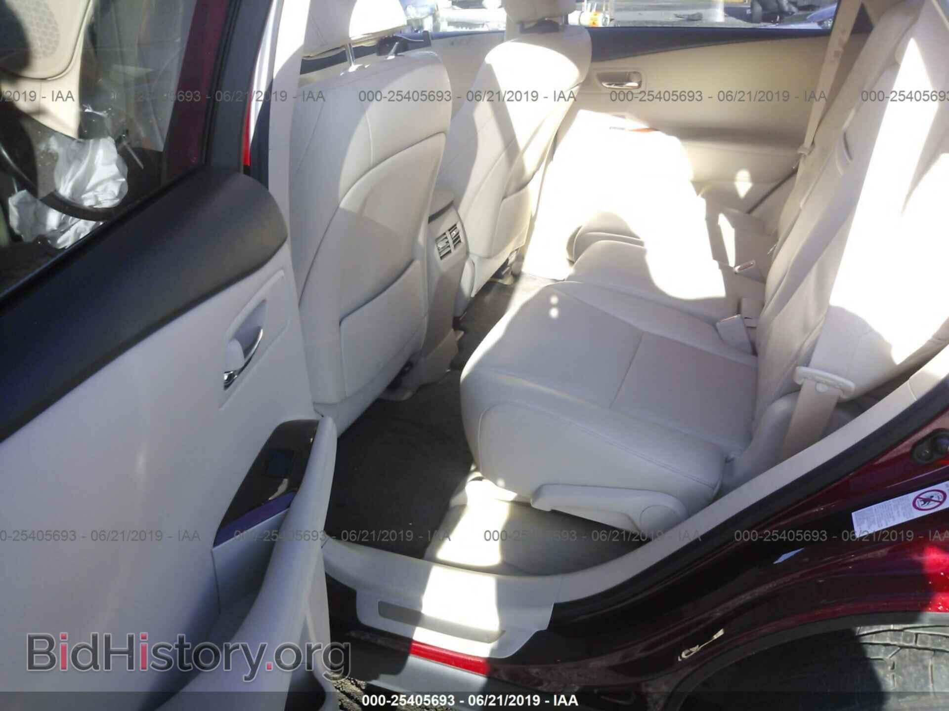 2012 LEXUS RX - VIN: JTJBC1BA8C2428688 - Фото 8