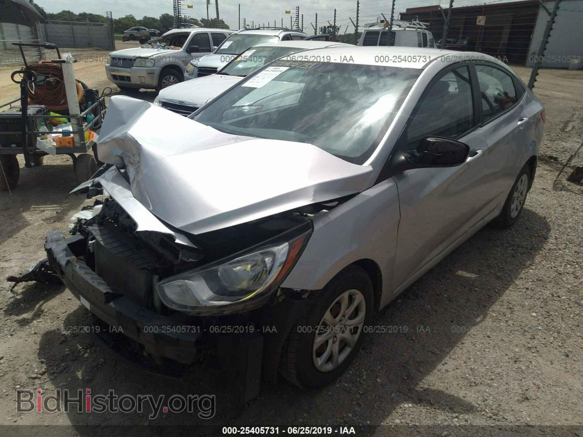 2014 HYUNDAI ACCENT - VIN: KMHCT4AE7EU635671 - Фото 2