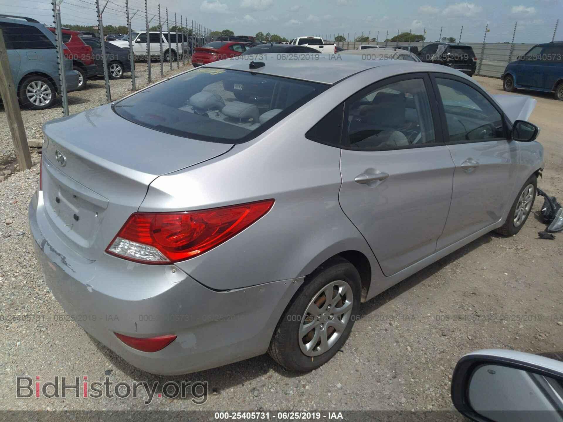 2014 HYUNDAI ACCENT - VIN: KMHCT4AE7EU635671 - Фото 4