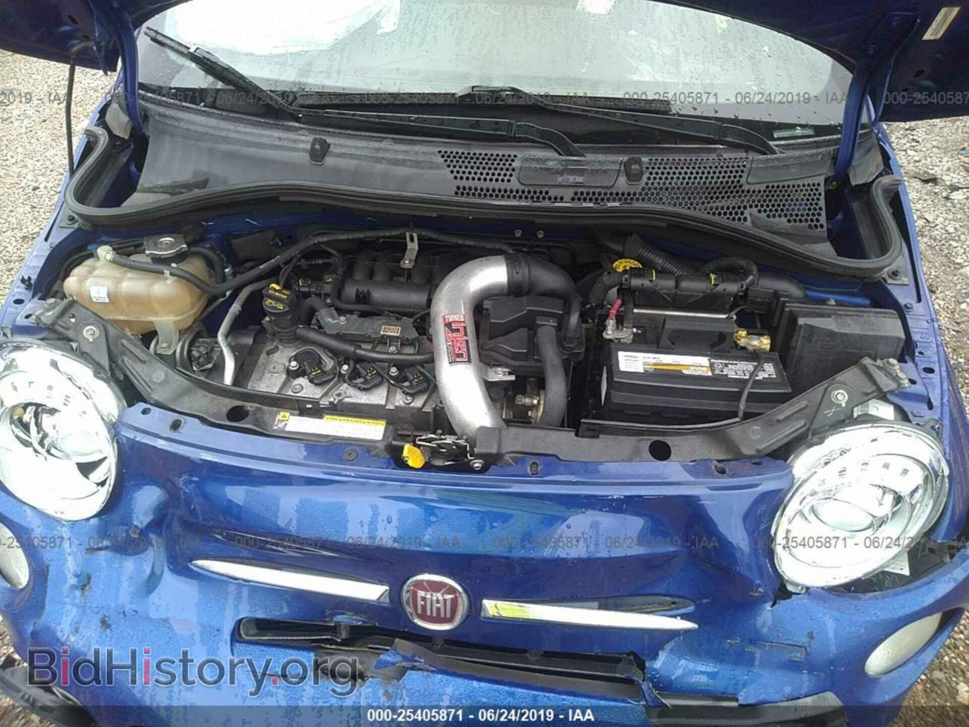 2012 FIAT 500 - VIN: 3C3CFFBR0CT190422 - Фото 10