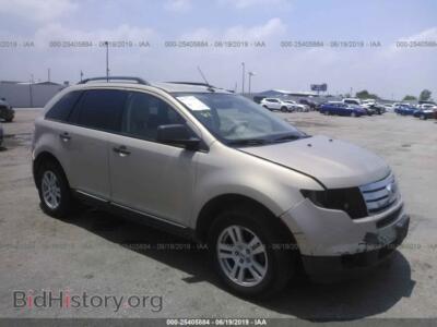 2007 Ford EDGE, gold — VIN 2FMDK36C67BB33607, IAAI