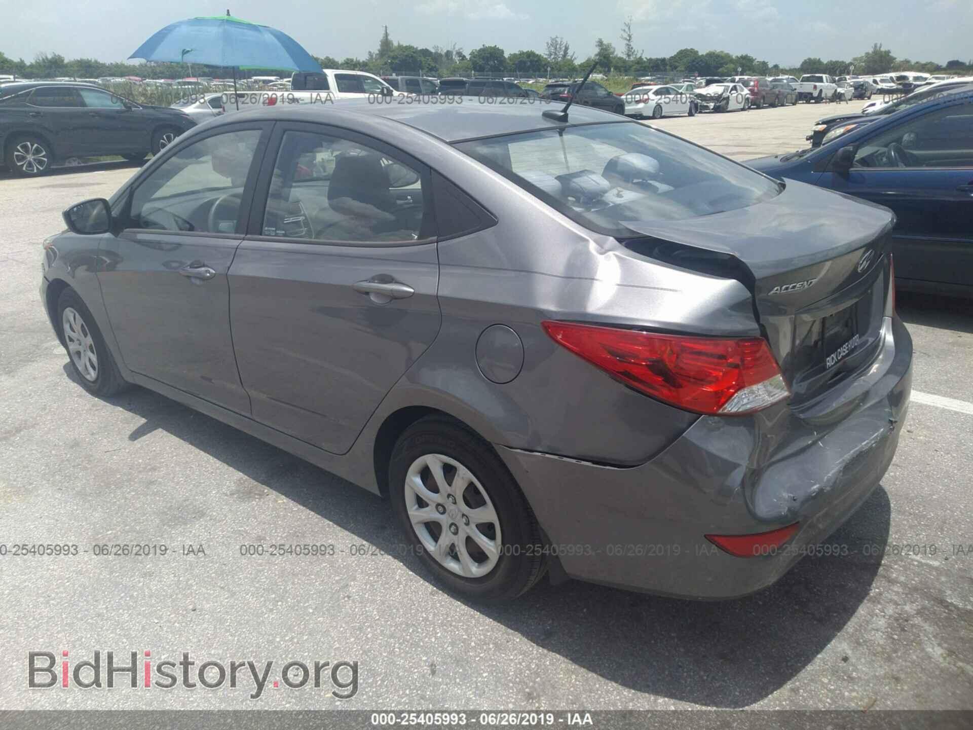 2014 HYUNDAI ACCENT - VIN: KMHCT4AE1EU768006 - Фото 3