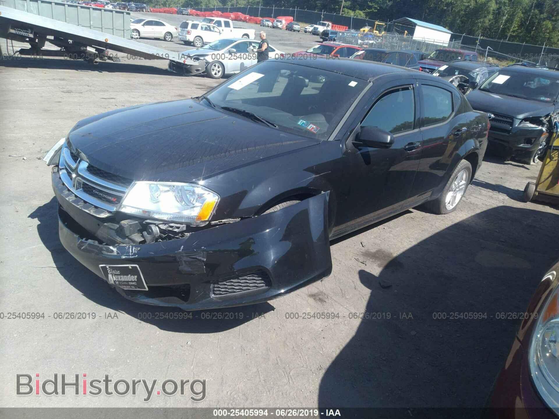 2012 DODGE AVENGER - VIN: 1C3CDZCB3CN228167 - Фото 2