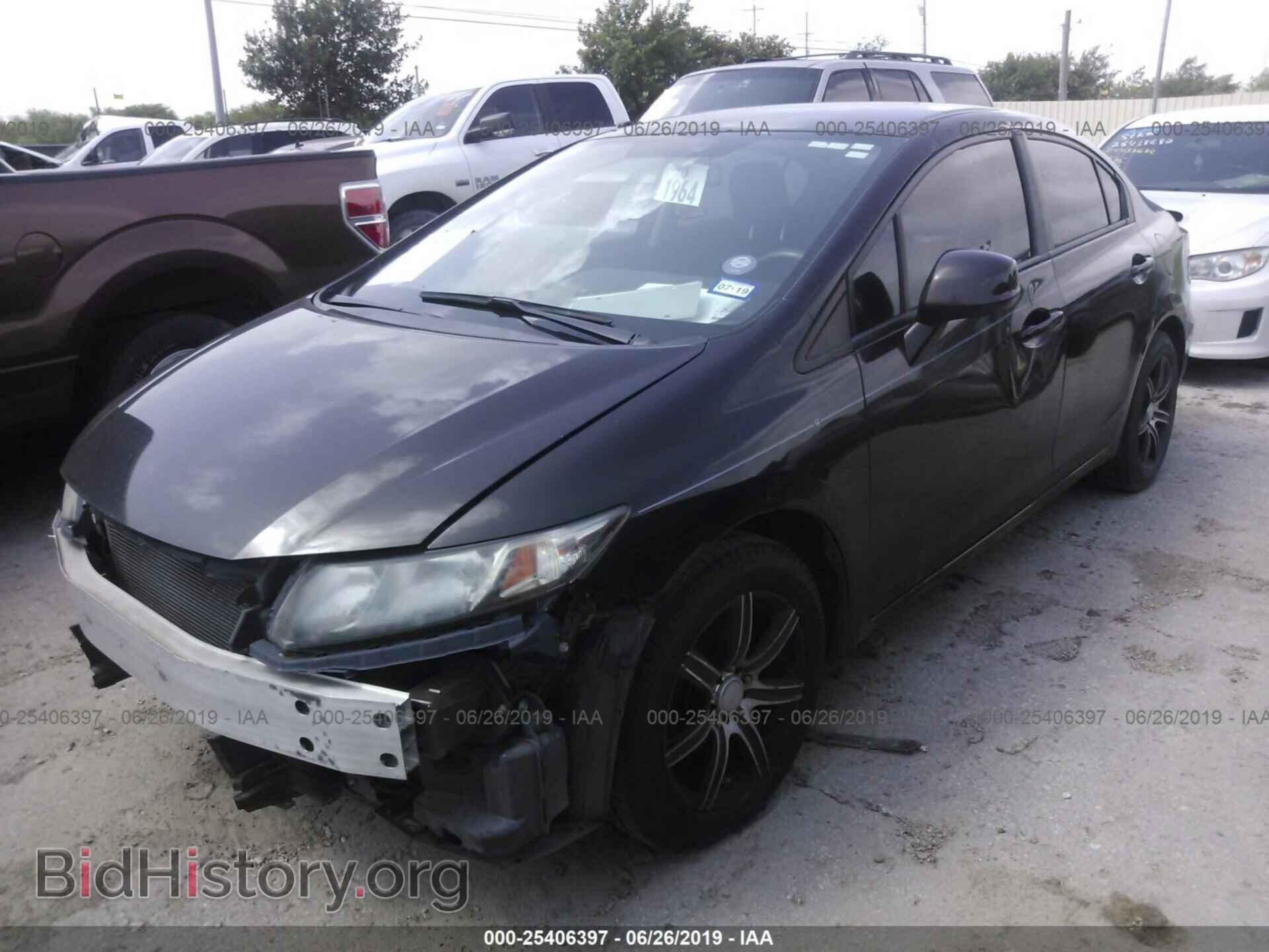 2013 HONDA CIVIC - VIN: 2HGFB2F5XDH508739 - Фото 2