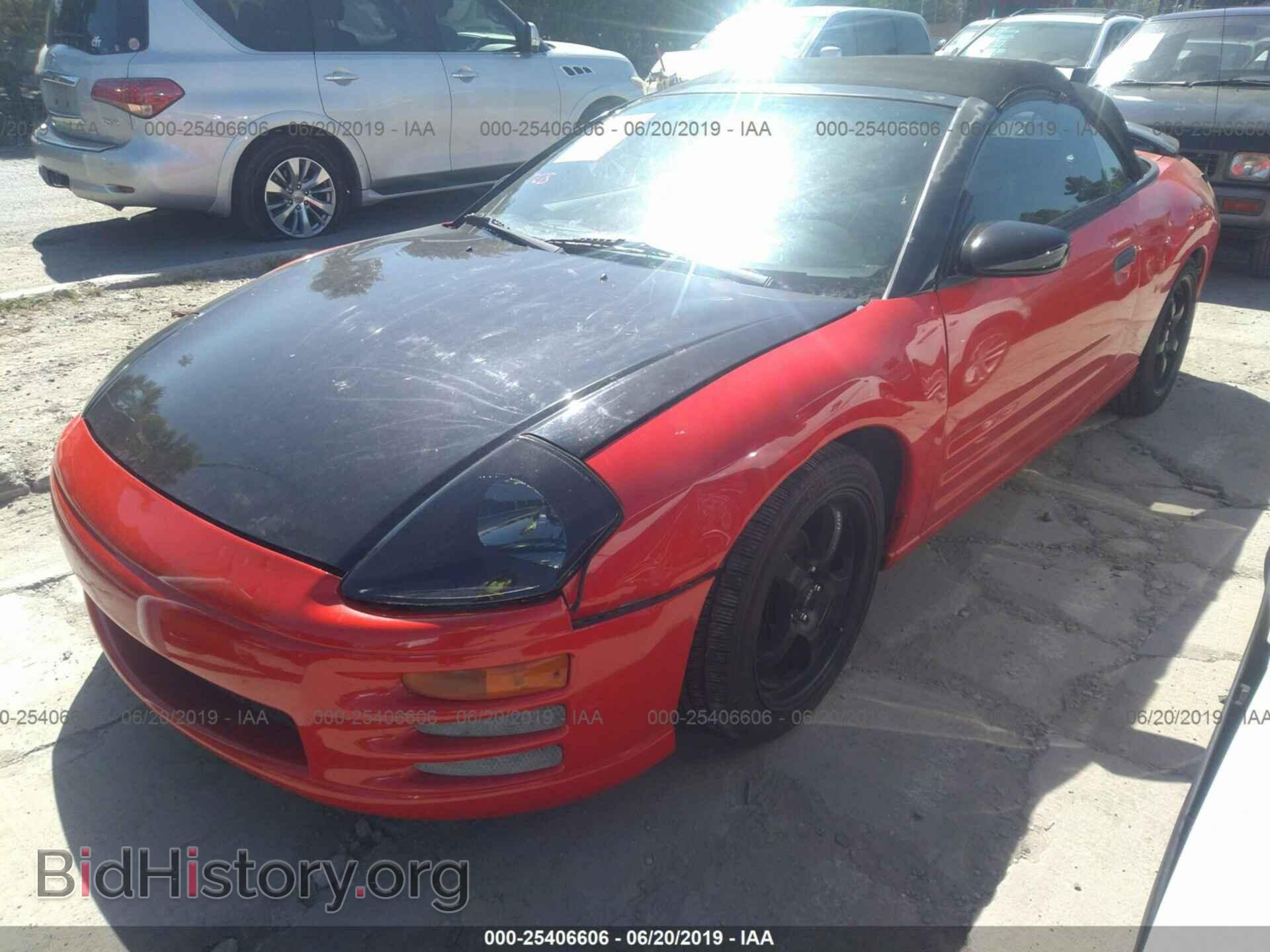 2001 MITSUBISHI ECLIPSE - VIN: 4A3AE45G81E156615 - Фото 2