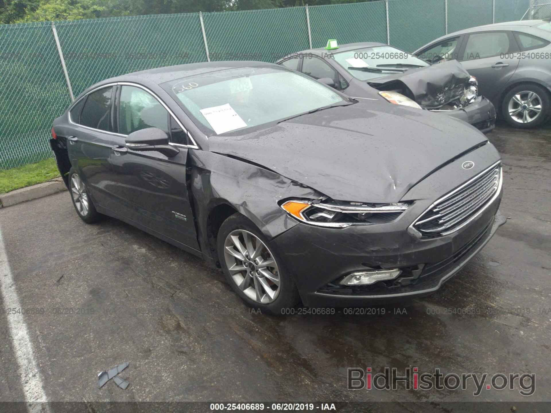 Photo 3FA6P0PU7HR352928 - FORD FUSION 2017