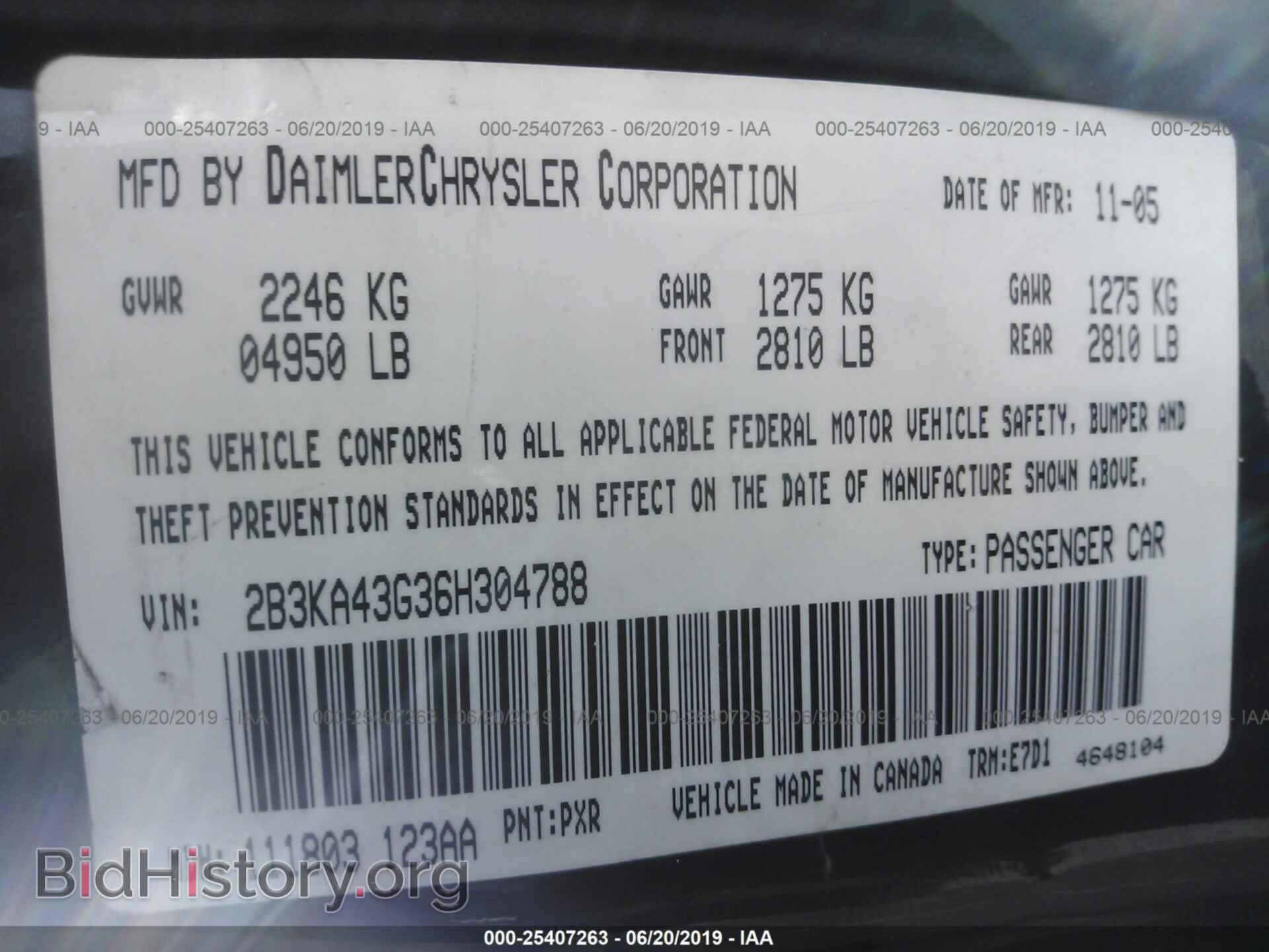 2006 DODGE CHARGER - VIN: 2B3KA43G36H304788 - Фото 9