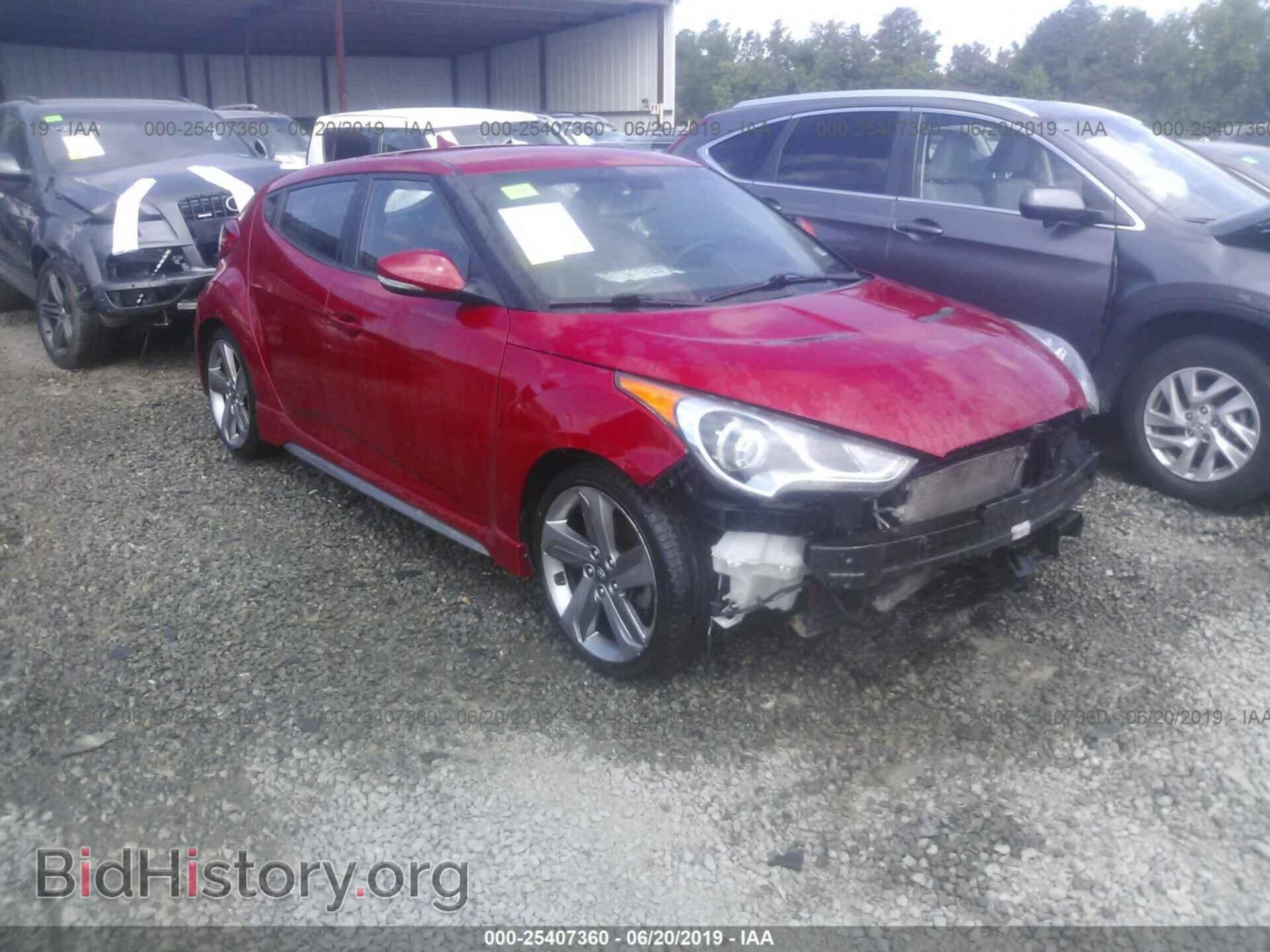 Photo KMHTC6AE7DU144804 - HYUNDAI VELOSTER 2013