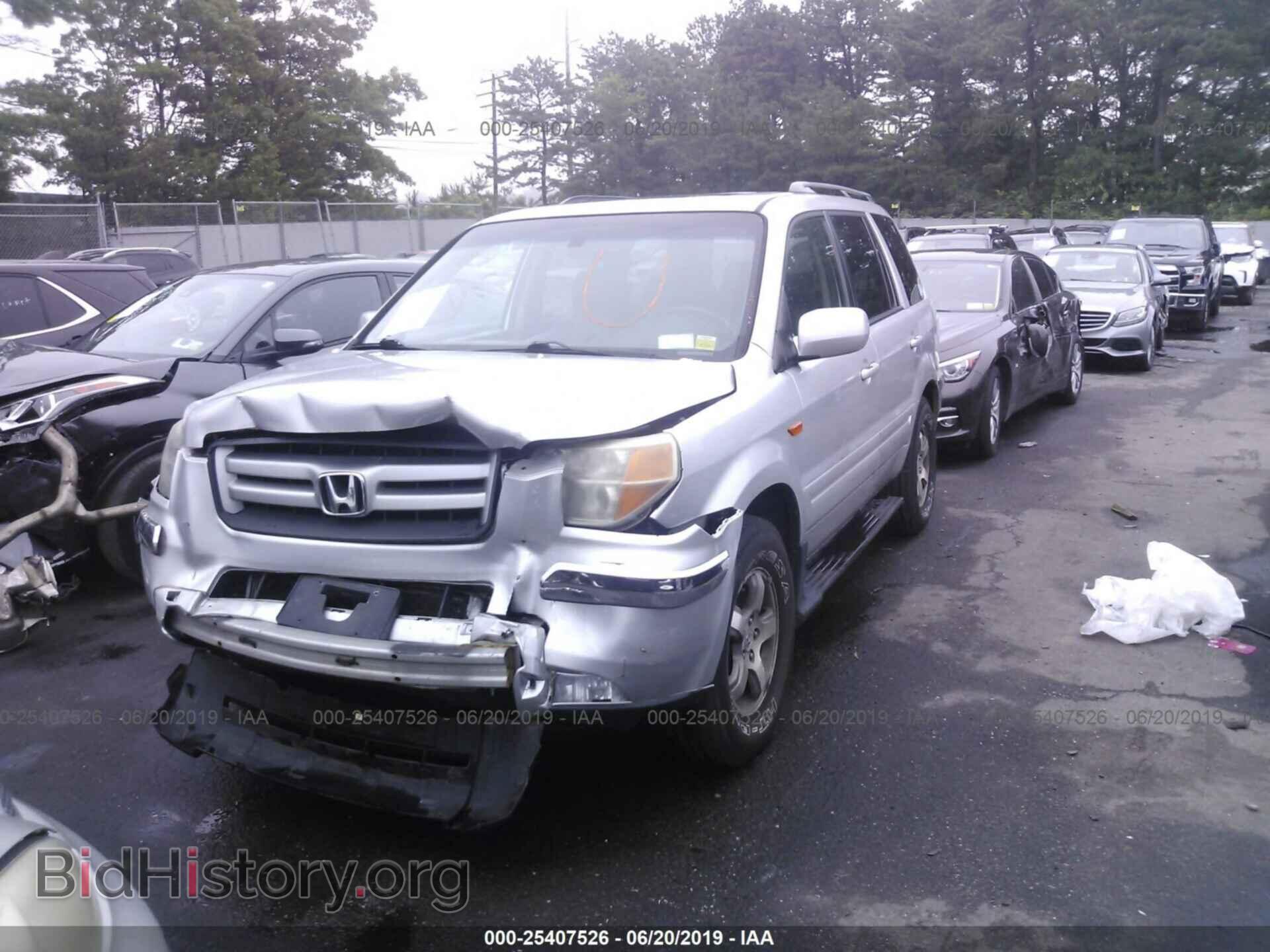 2006 HONDA PILOT - VIN: 2HKYF18596H530731 - Фото 2