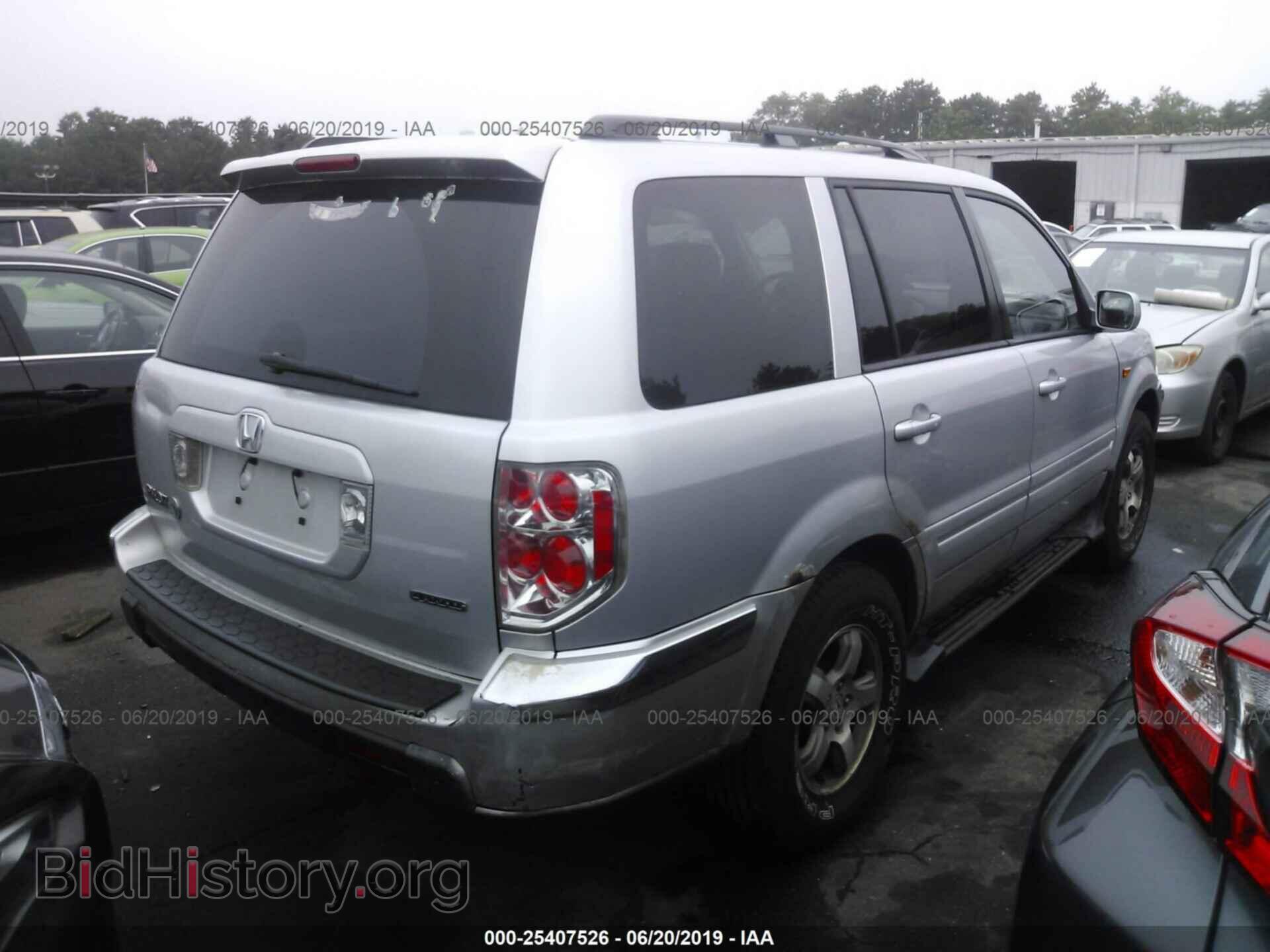 2006 HONDA PILOT - VIN: 2HKYF18596H530731 - Фото 4