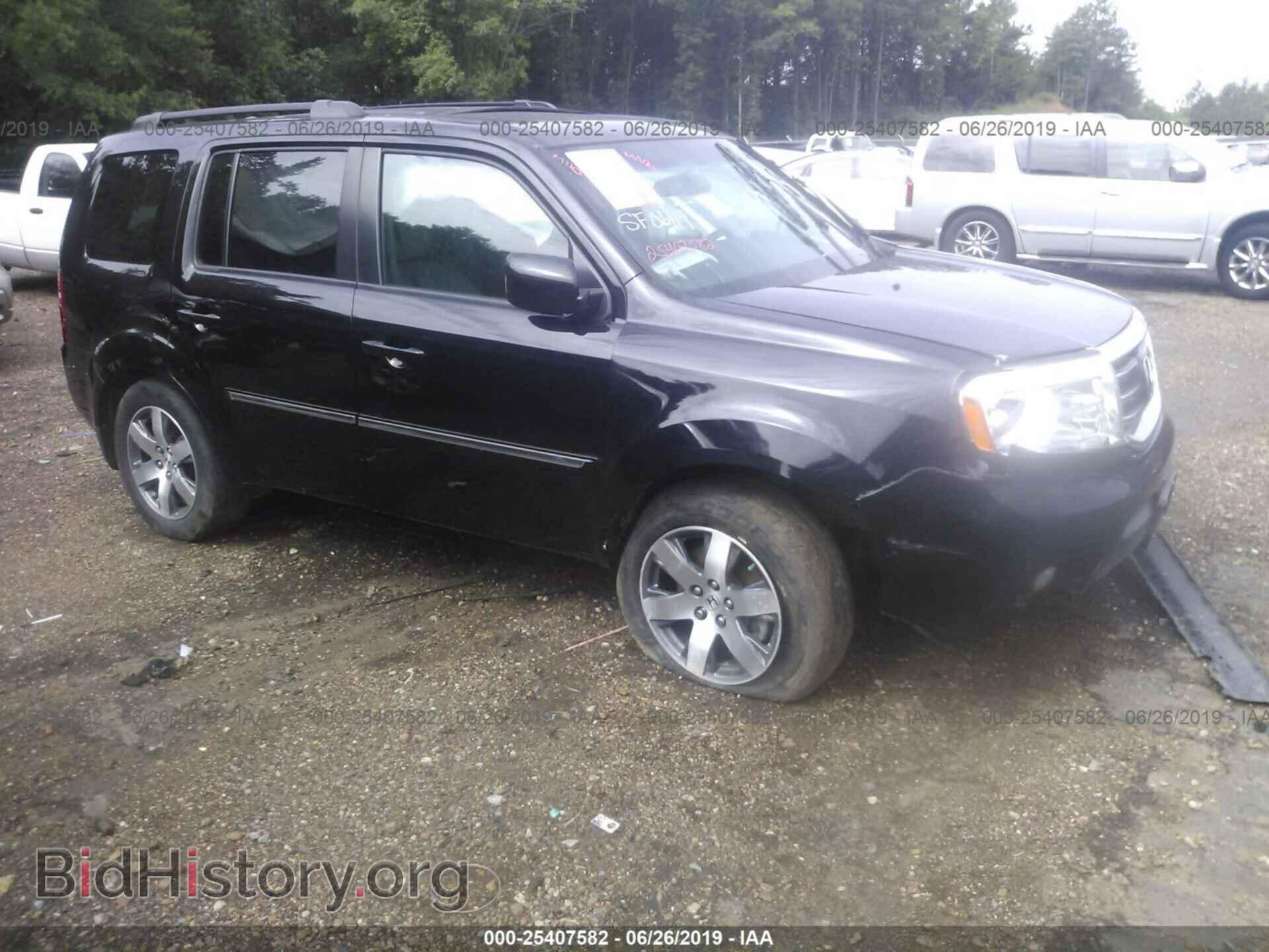 Фотография 5FNYF3H90DB040575 - HONDA PILOT 2013
