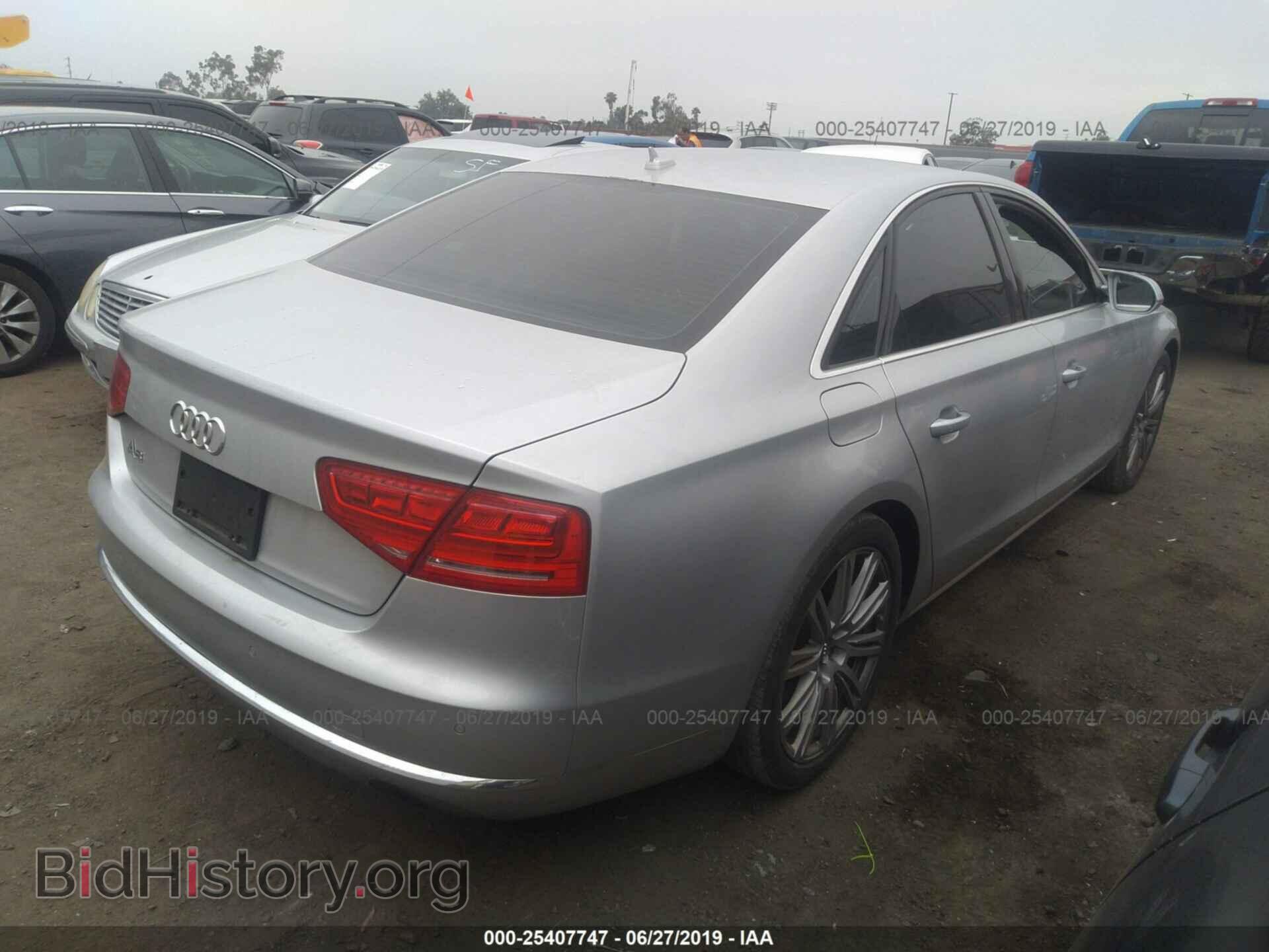 2013 AUDI A8 - VIN: WAUAGAFDXDN025641 - Фото 4
