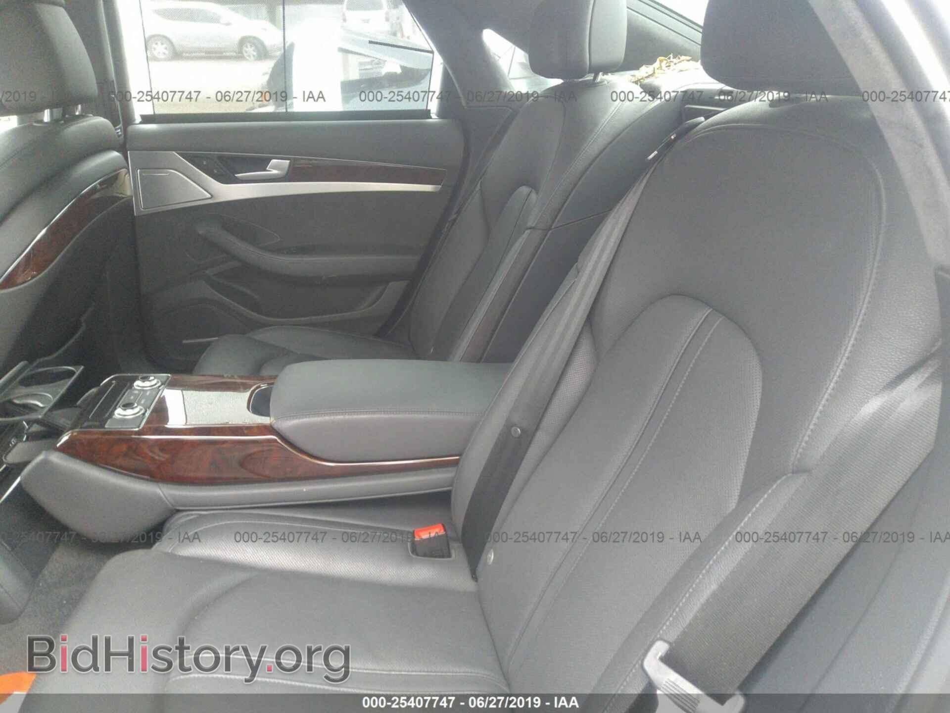 2013 AUDI A8 - VIN: WAUAGAFDXDN025641 - Фото 8