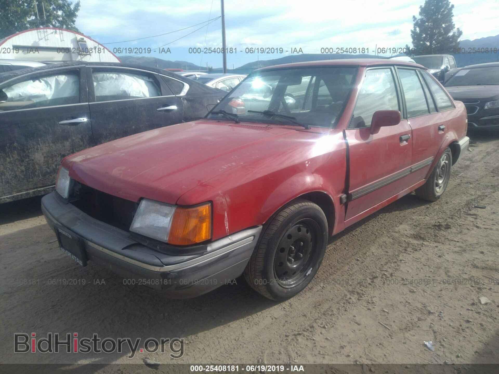 1990 FORD ESCORT - VIN: 1FAPP9594LT198449 - Фото 2
