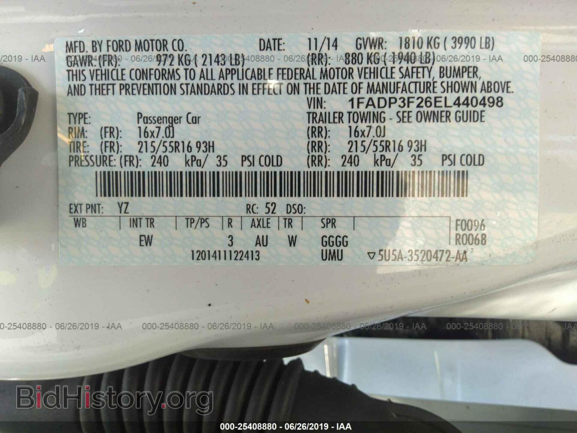 2014 FORD FOCUS - VIN: 1FADP3F26EL440498 - Photo 9