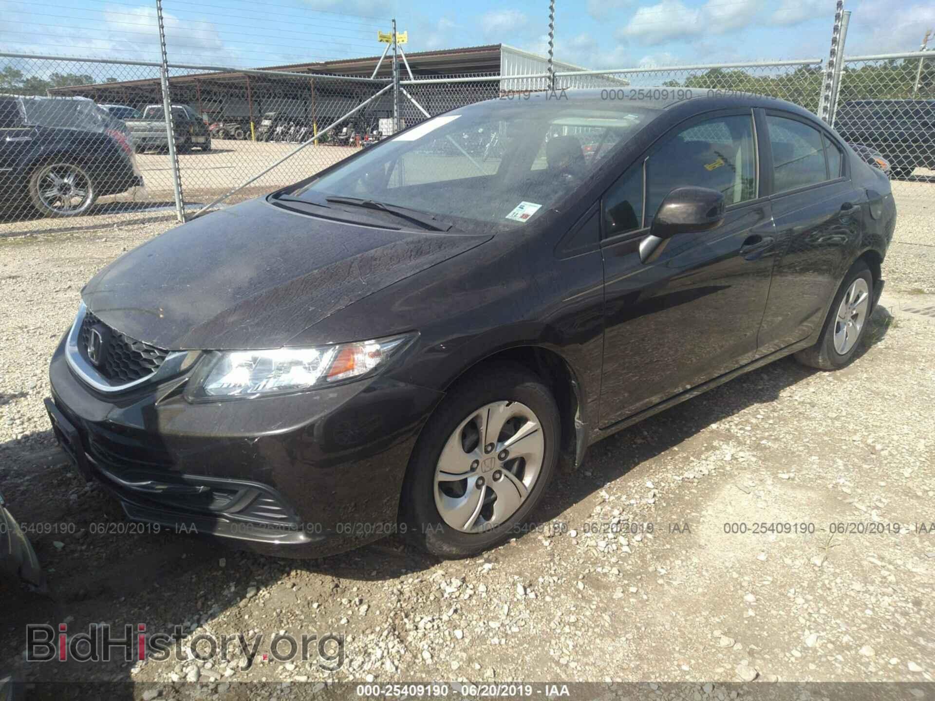 2013 HONDA CIVIC - VIN: 19XFB2F56DE074975 - Фото 2