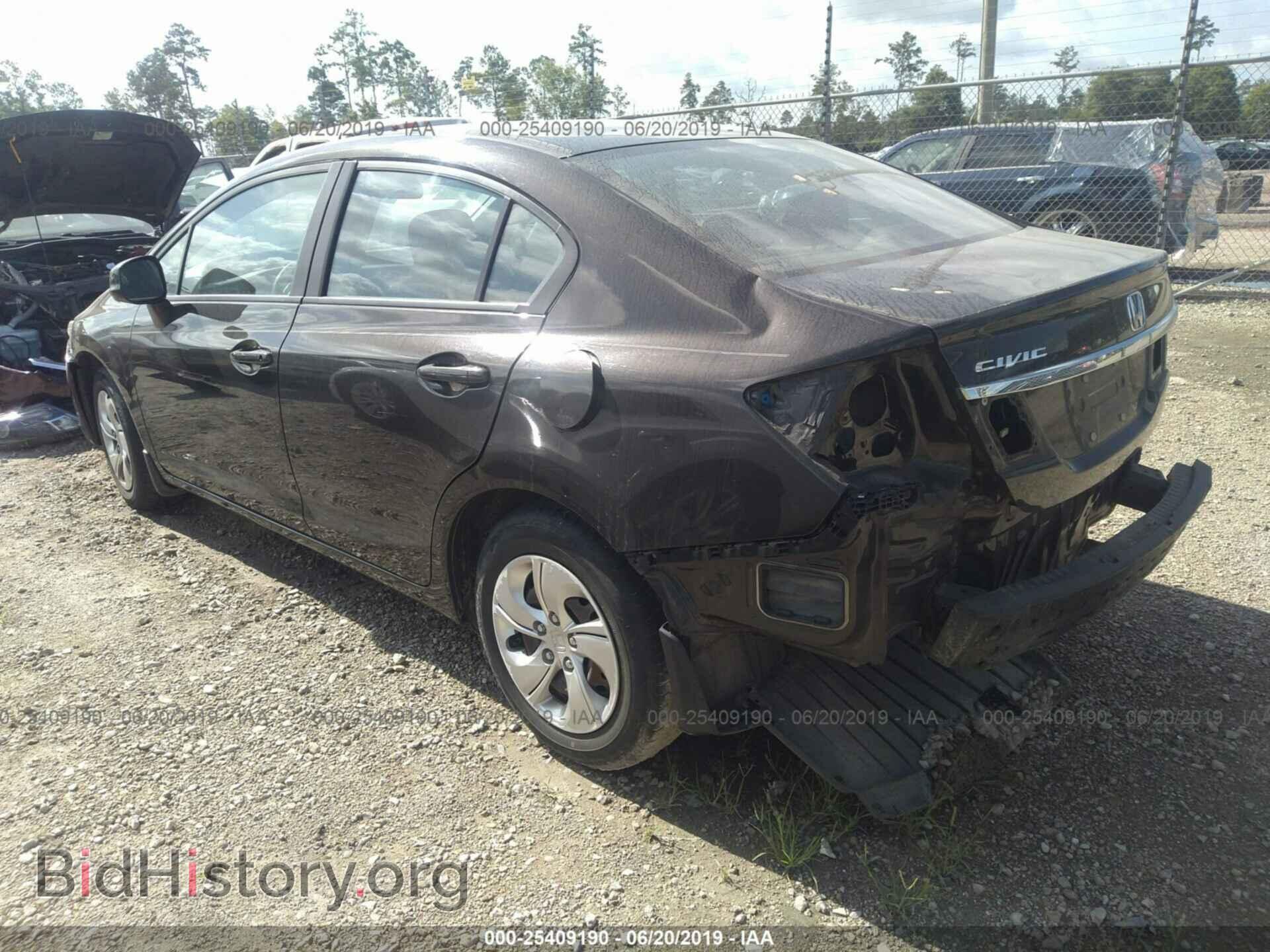 2013 HONDA CIVIC - VIN: 19XFB2F56DE074975 - Фото 3