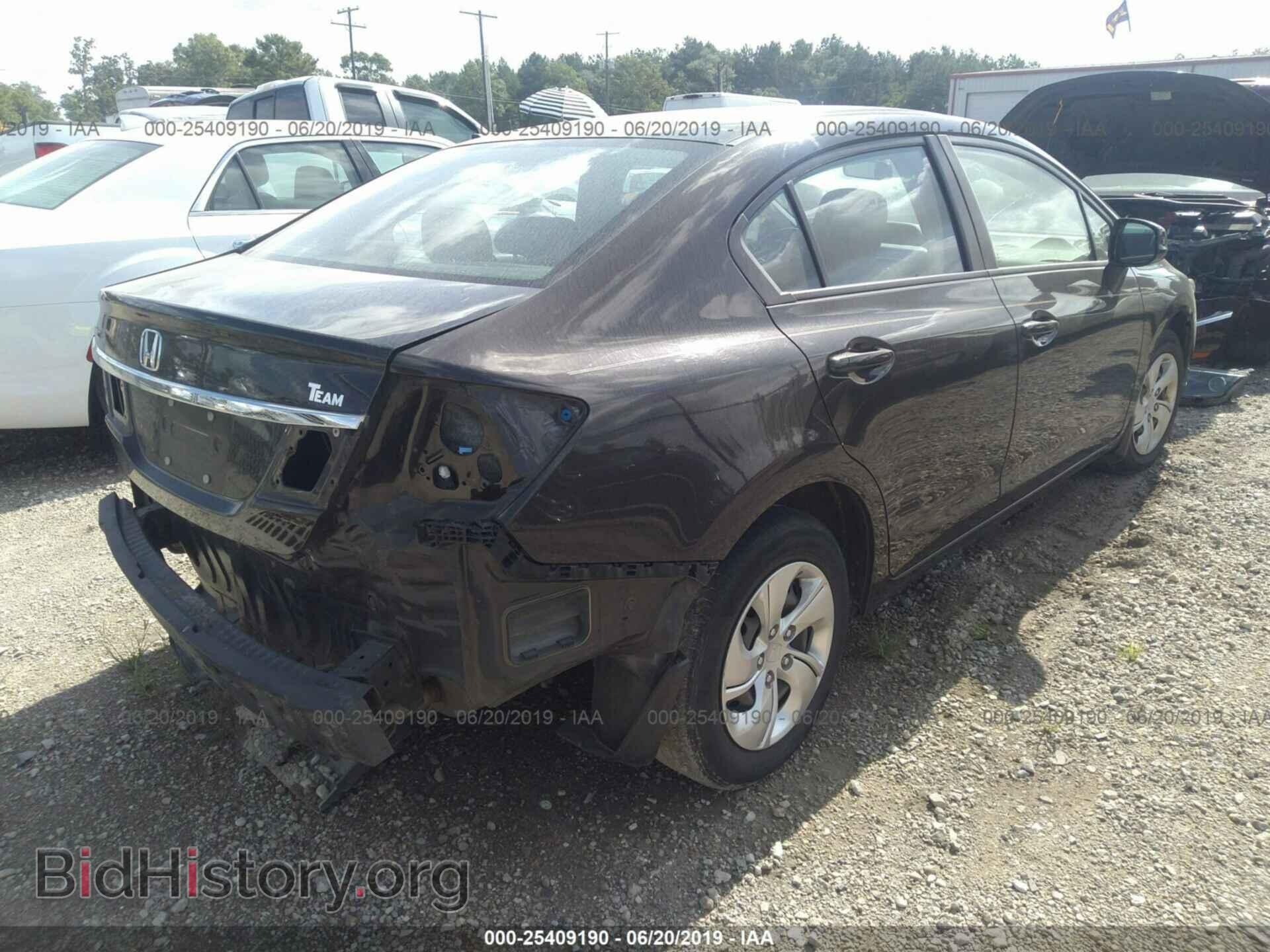 2013 HONDA CIVIC - VIN: 19XFB2F56DE074975 - Фото 4